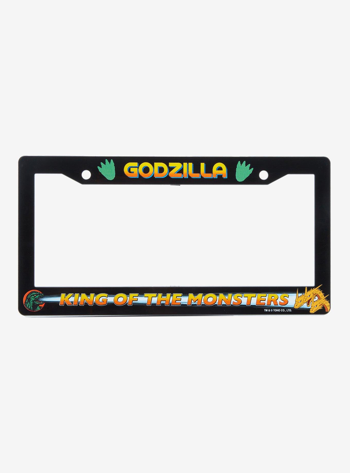 Godzilla King Of The Monsters License Plate Frame 