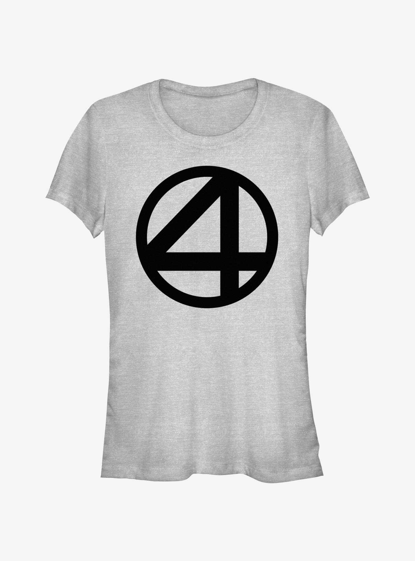 Marvel Fantastic Four Logo Girls T-Shirt, ATH HTR, hi-res