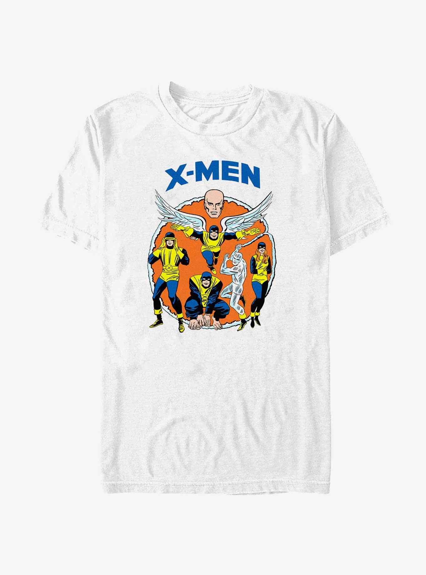 Marvel X-Men Team Classic Suits T-Shirt, WHITE, hi-res