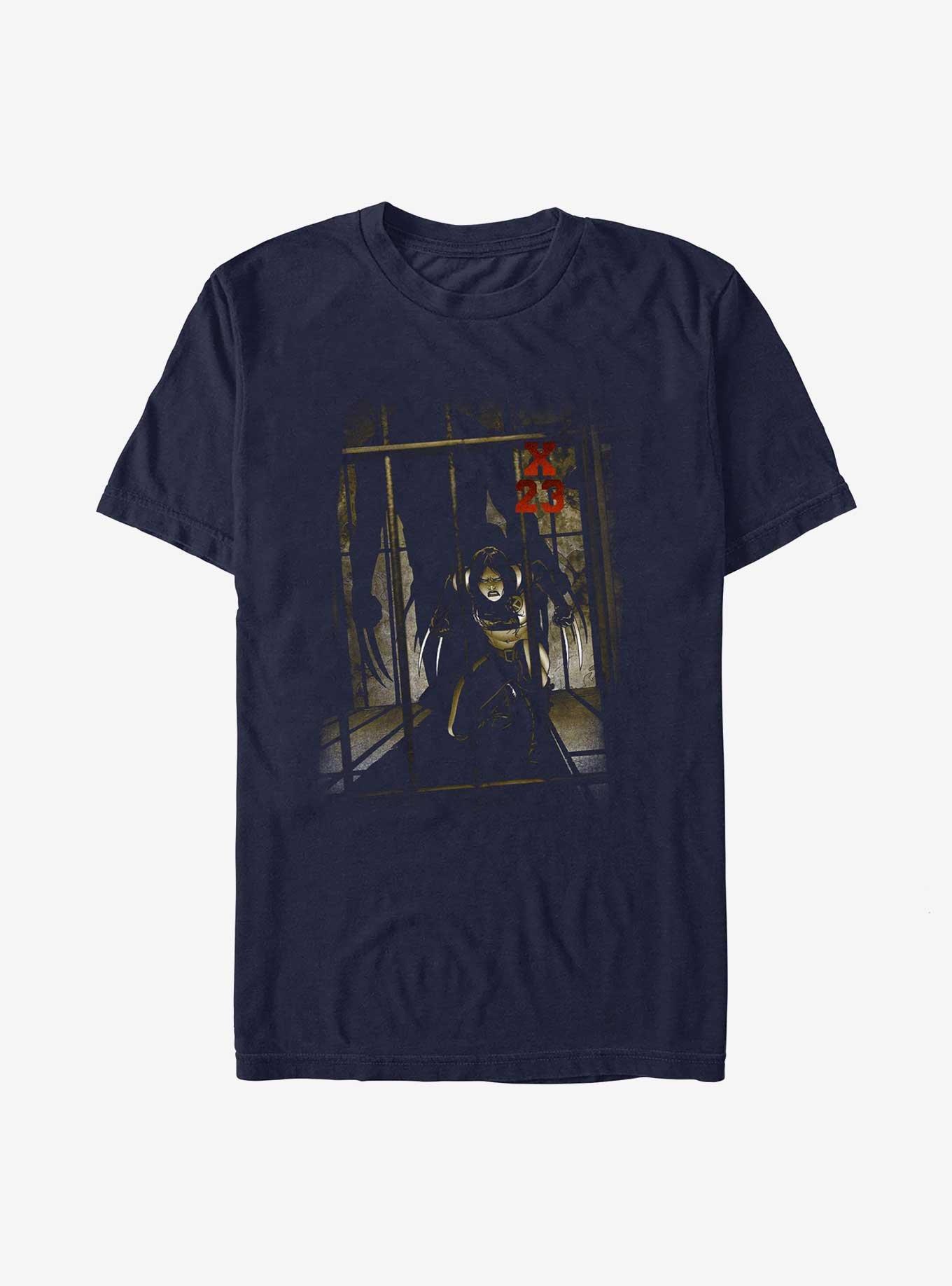 Marvel X-Men Cell Block X-23 T-Shirt, NAVY, hi-res