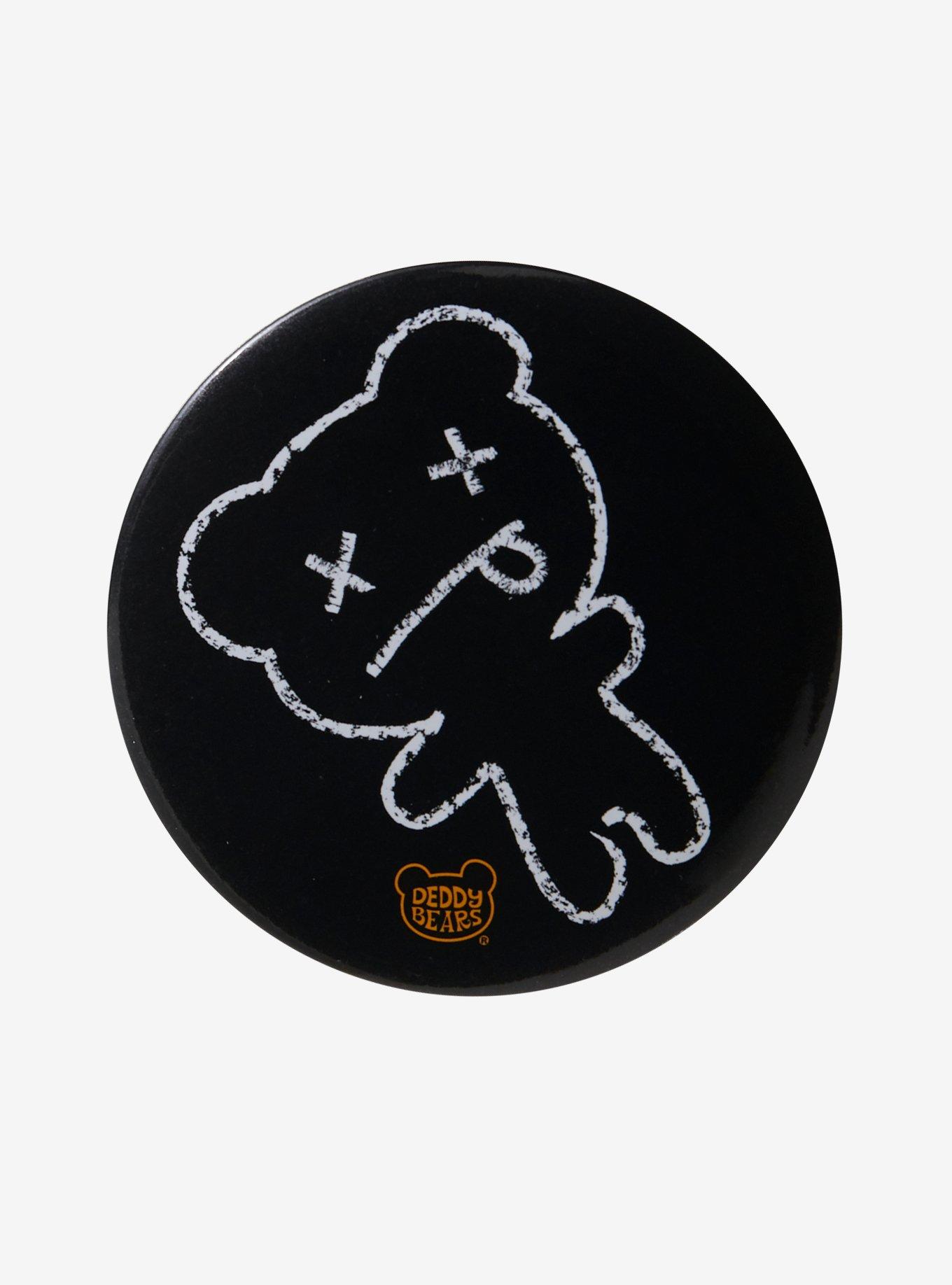 Deddy Bears Outline 3 Inch Button, , hi-res