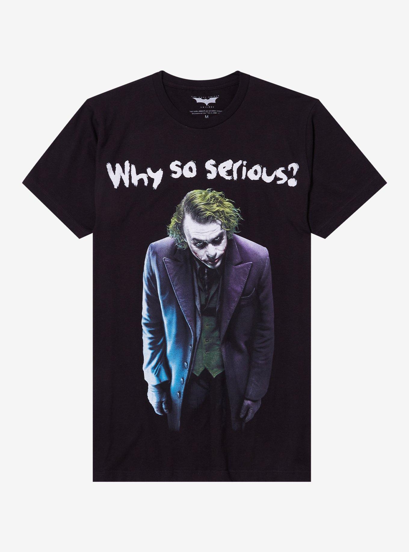 DC Comics Batman Joker Why So Serious? T-Shirt, , hi-res