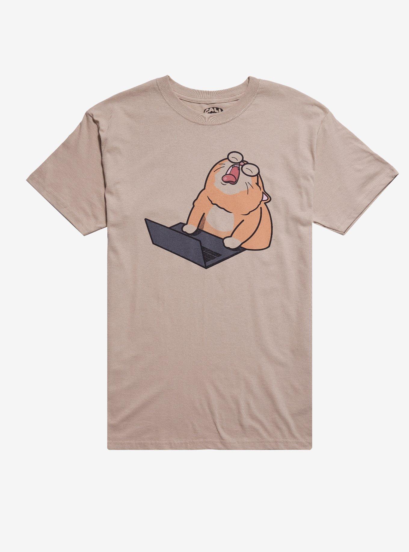 Cat Laptop Yawn T-Shirt By Call Your Mother, , hi-res