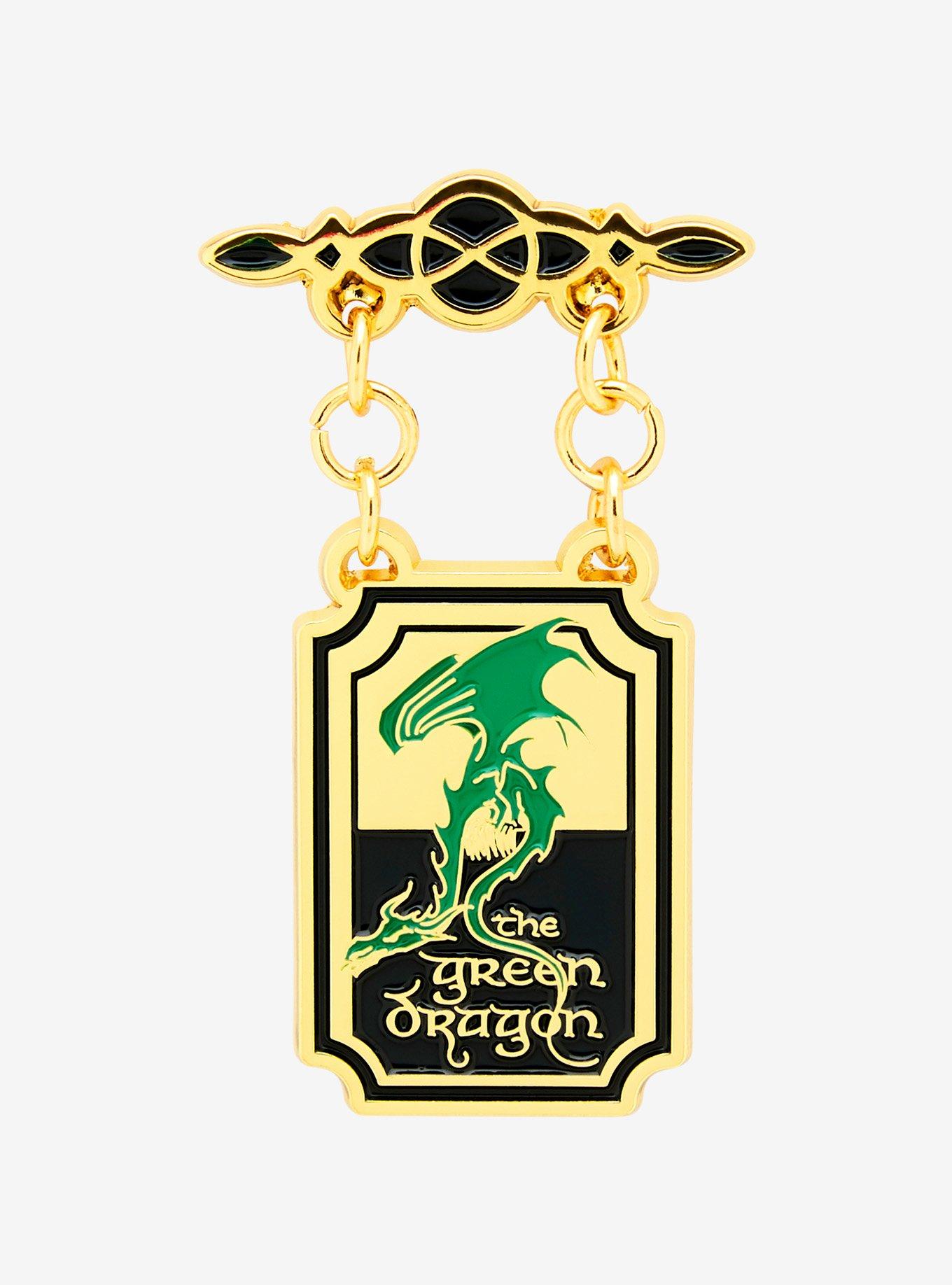 The Lord of the Rings The Green Dragon Sign Enamel Pin, , hi-res