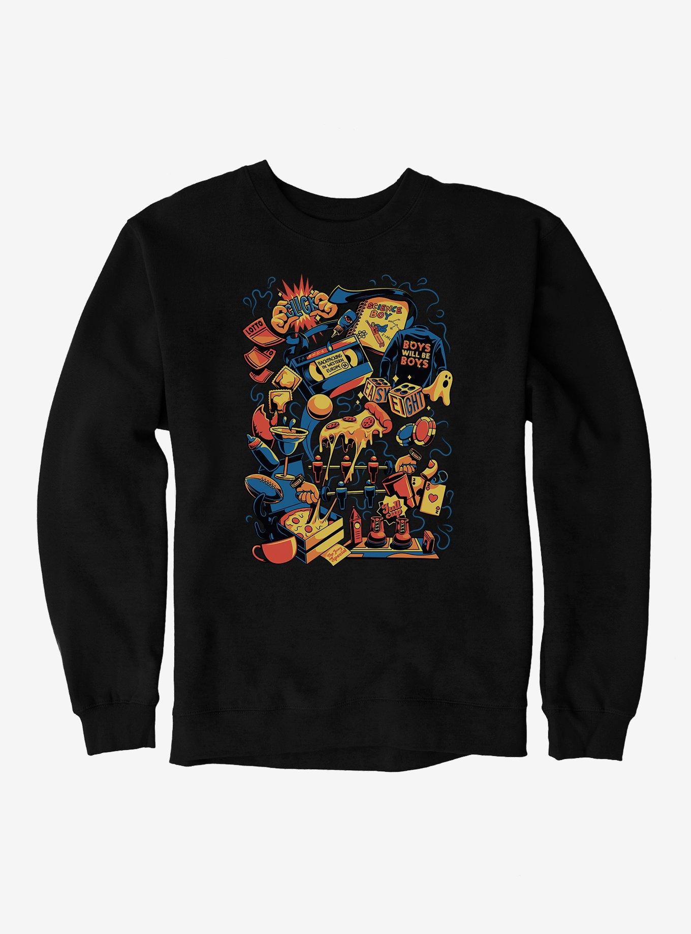 Friends Boys Will Be Boys Sweatshirt, , hi-res