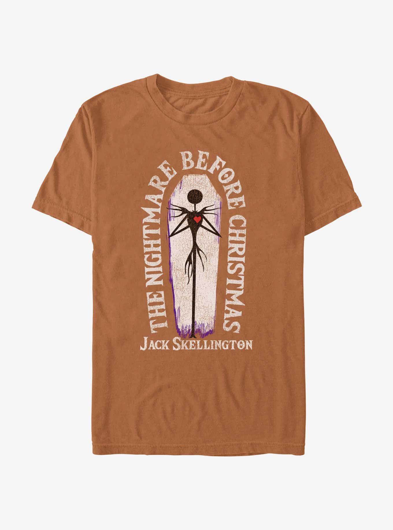 The Nightmare Before Christmas Coffin Garment Dye T-Shirt, , hi-res