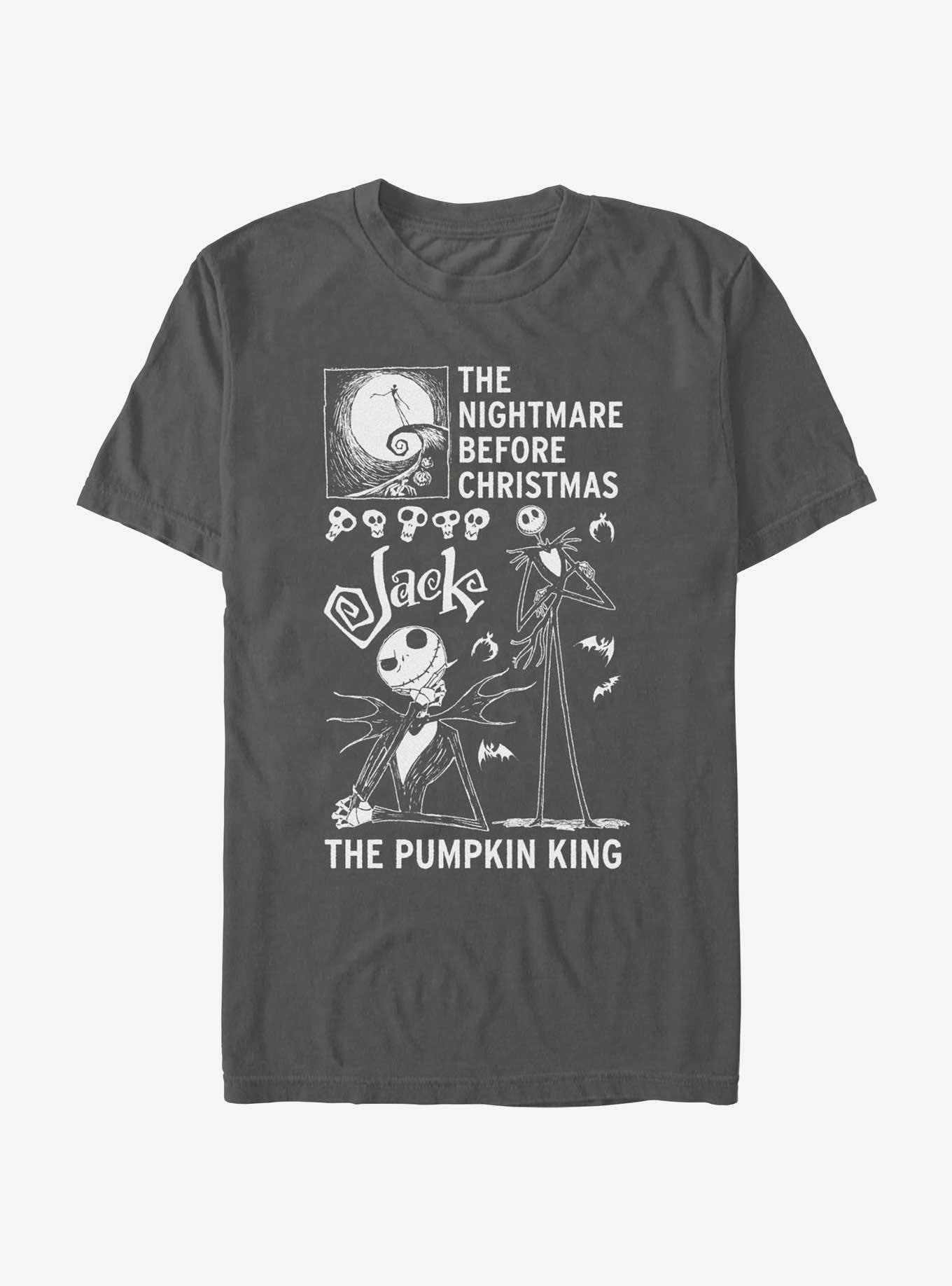 The Nightmare Before Christmas Jack Pumpkin King Garment Dye T-Shirt