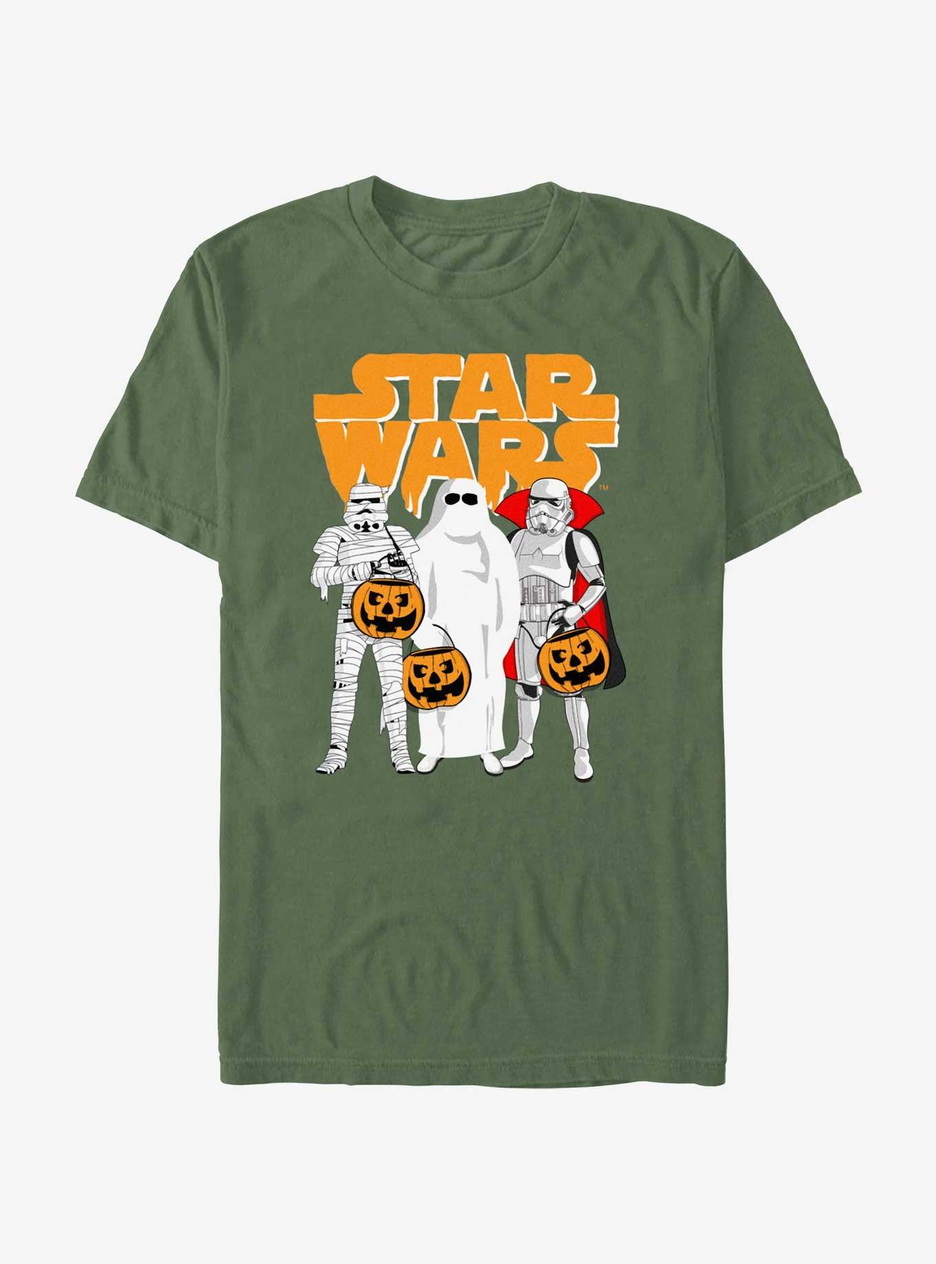 Star Wars Trick Or Treat Garment Dye T-Shirt, MOSS, hi-res