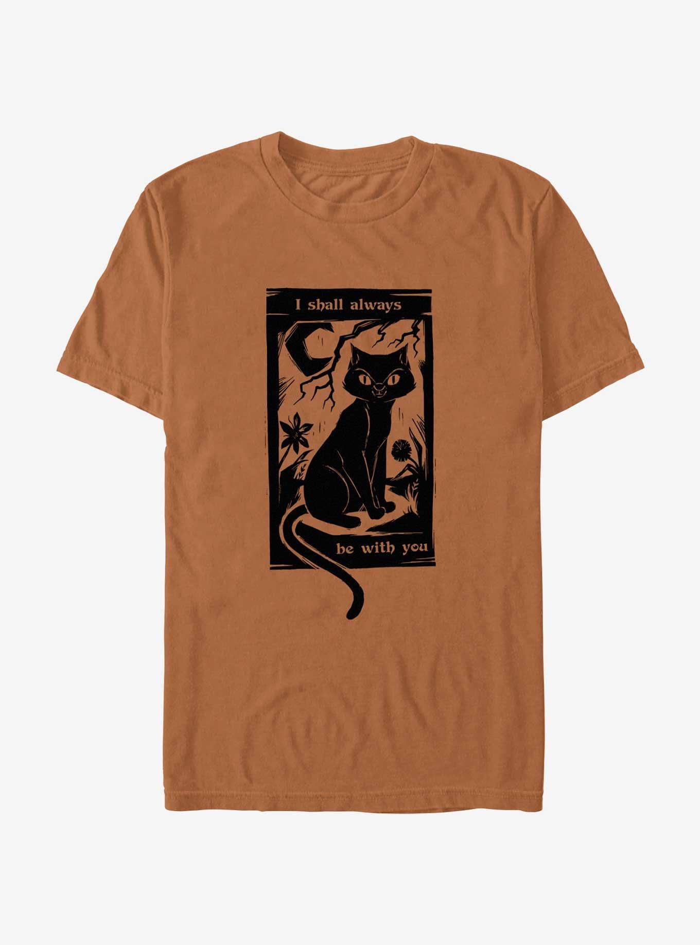 Disney Hocus Pocus I Shall Always Be With You Black Cat Garment Dye T-Shirt, YAM, hi-res