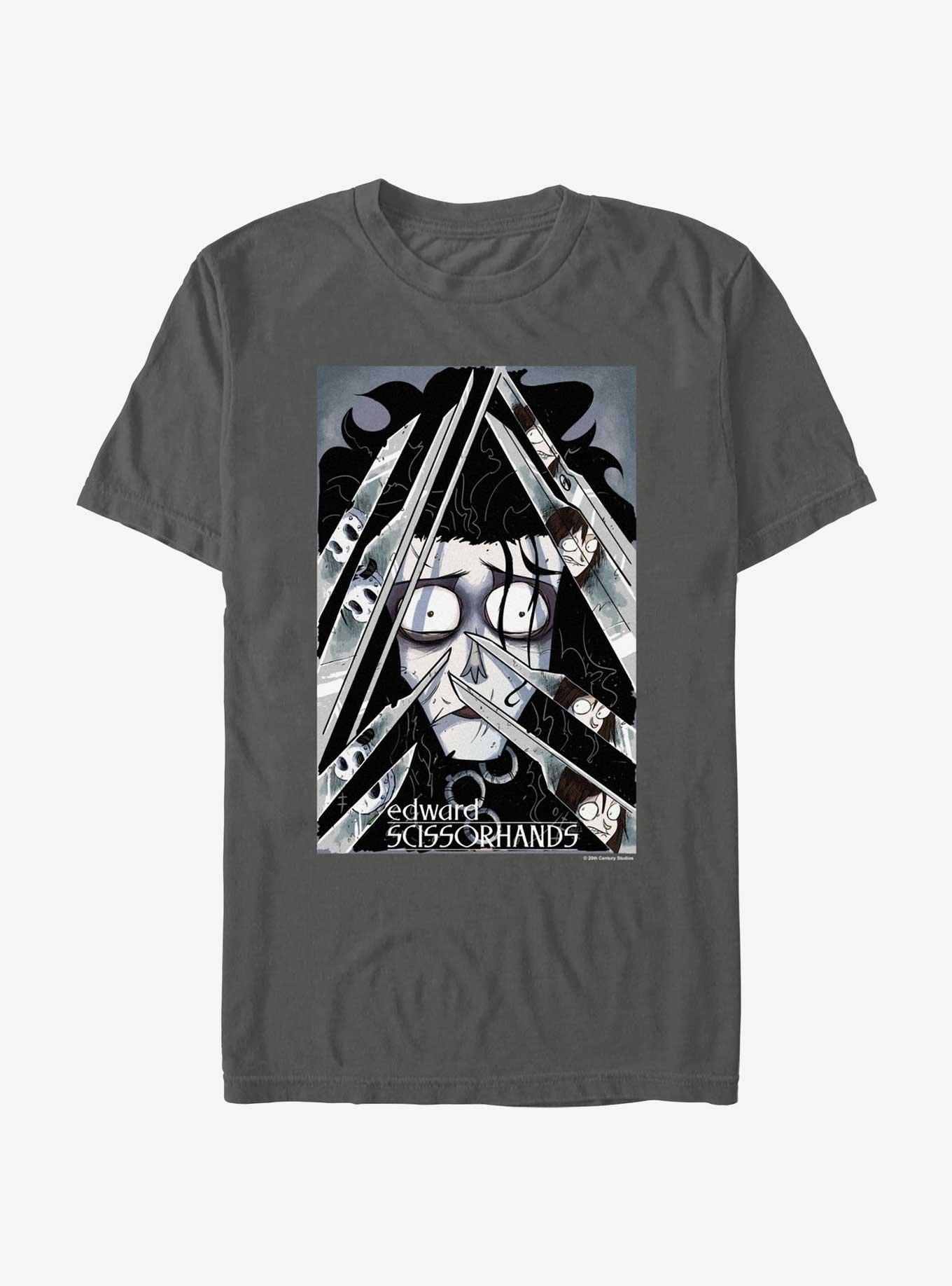 Edward Scissorhands Edward Portrait Garment Dye T-Shirt, , hi-res