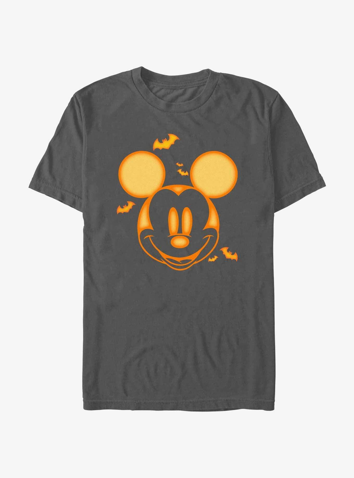Disney Mickey Mouse Mickey Pumpkin Garment Dye T-Shirt, PEPPER, hi-res
