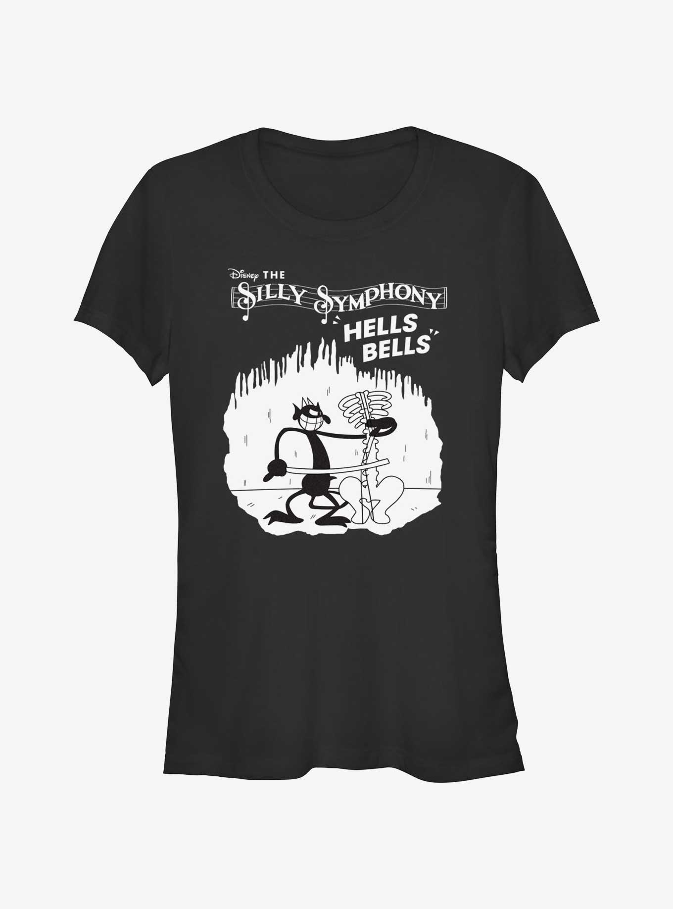 Disney Silly Symphony Hells Bells Cello Girls T-Shirt, BLACK, hi-res