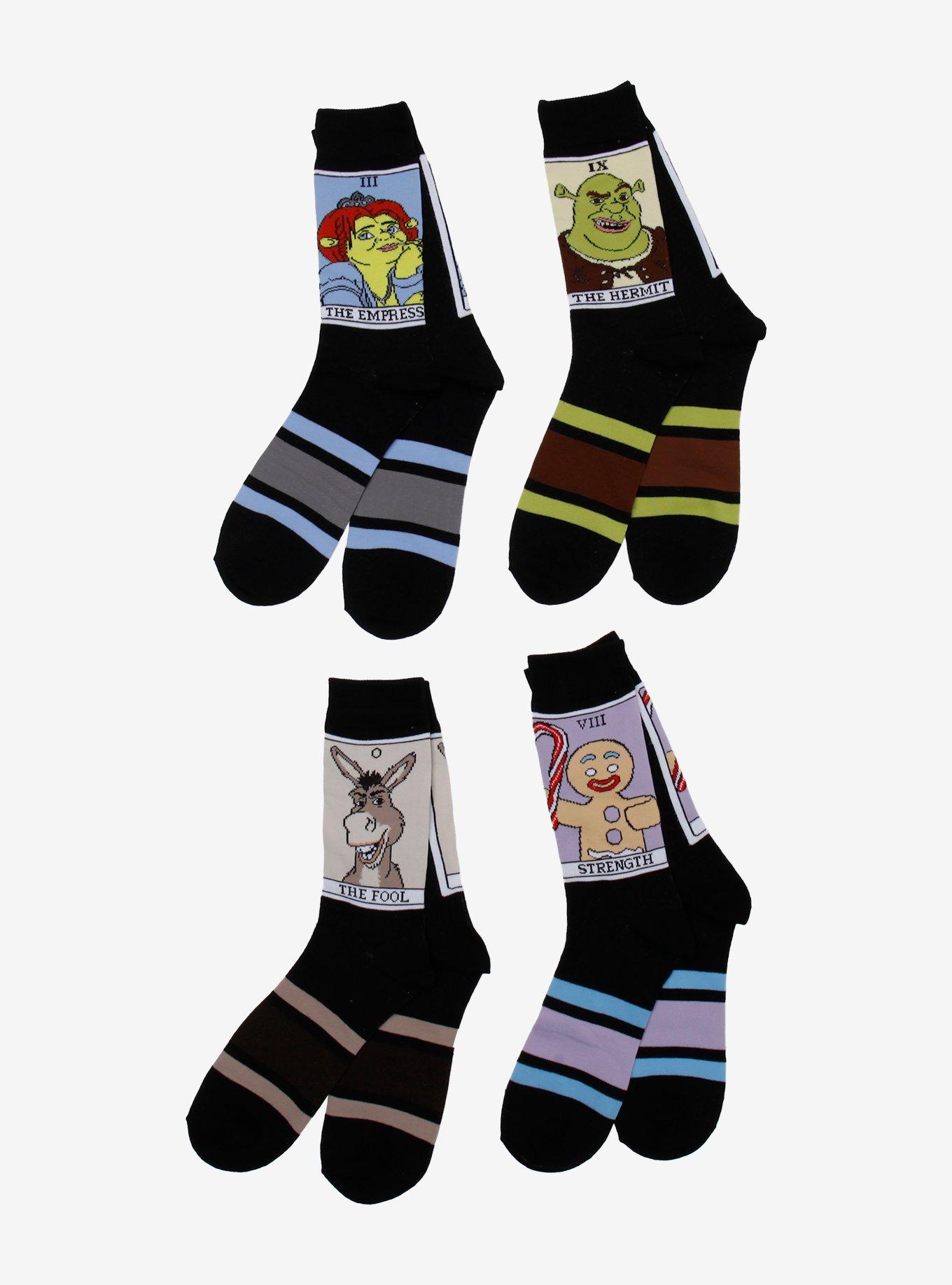 Shrek Characters Tarot Blind Bag Crew Socks, , hi-res