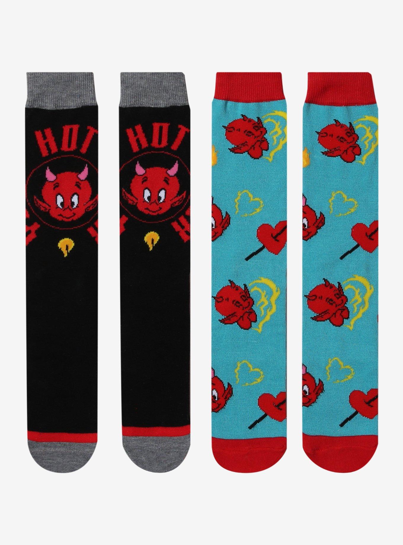 Hot Stuff The Little Devil Crew Socks 2 Pair, , hi-res