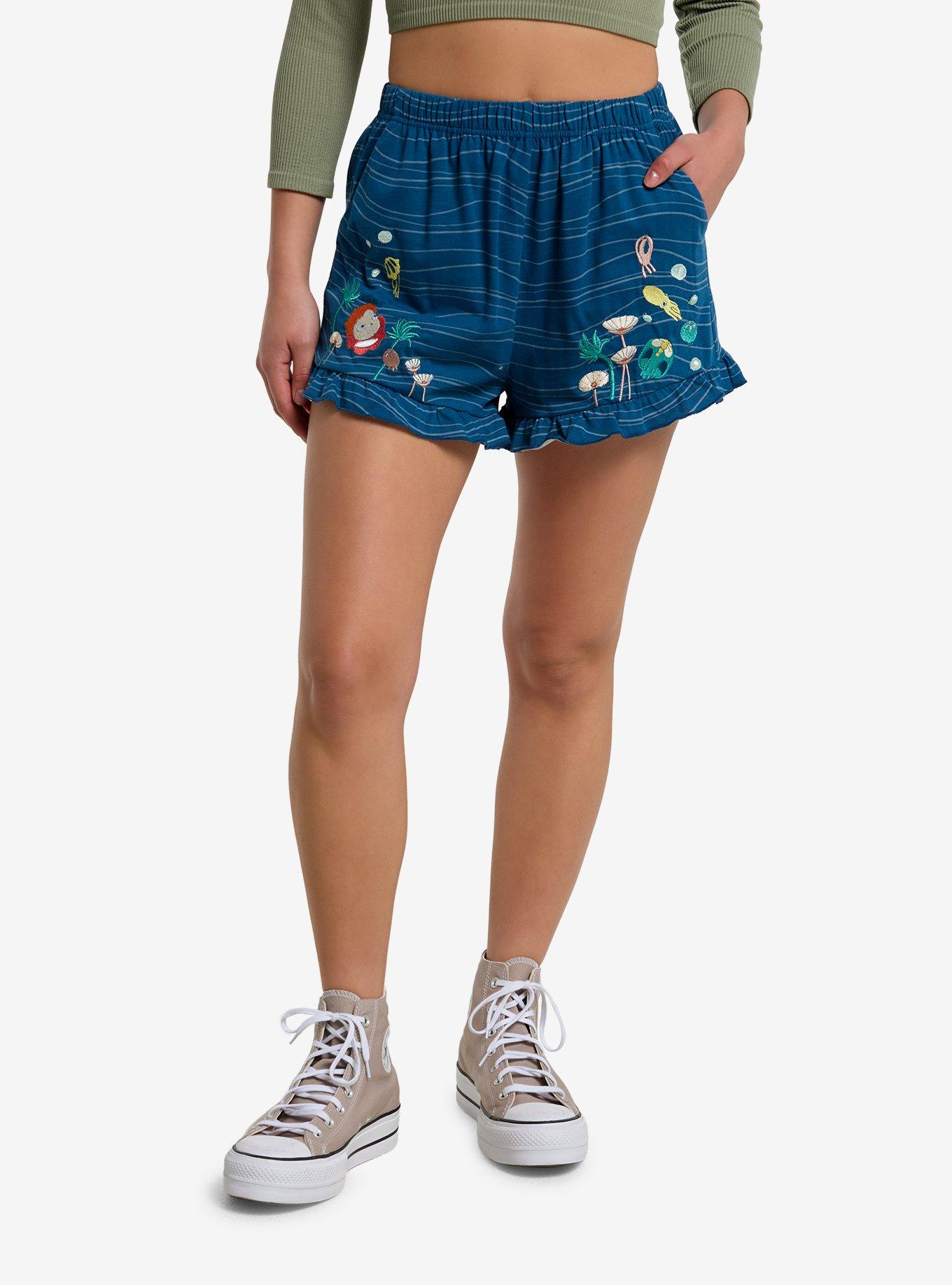 Her Universe Studio Ghibli® Ponyo Wave Lounge Shorts, , hi-res