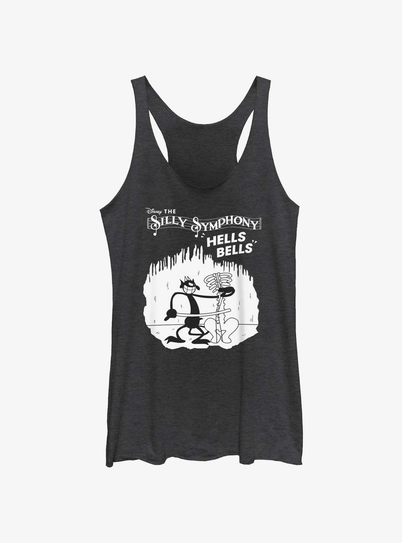 Disney Silly Symphony Hells Bells Cello Womens Tank, BLK HTR, hi-res