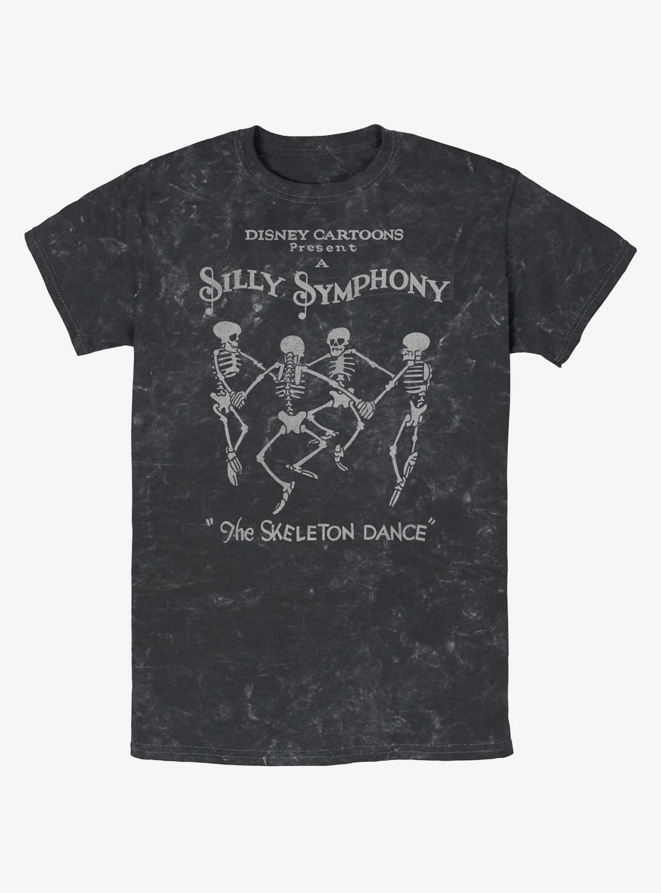 Disney Silly Symphony Skeleton Dance Mineral Wash T-Shirt, , hi-res