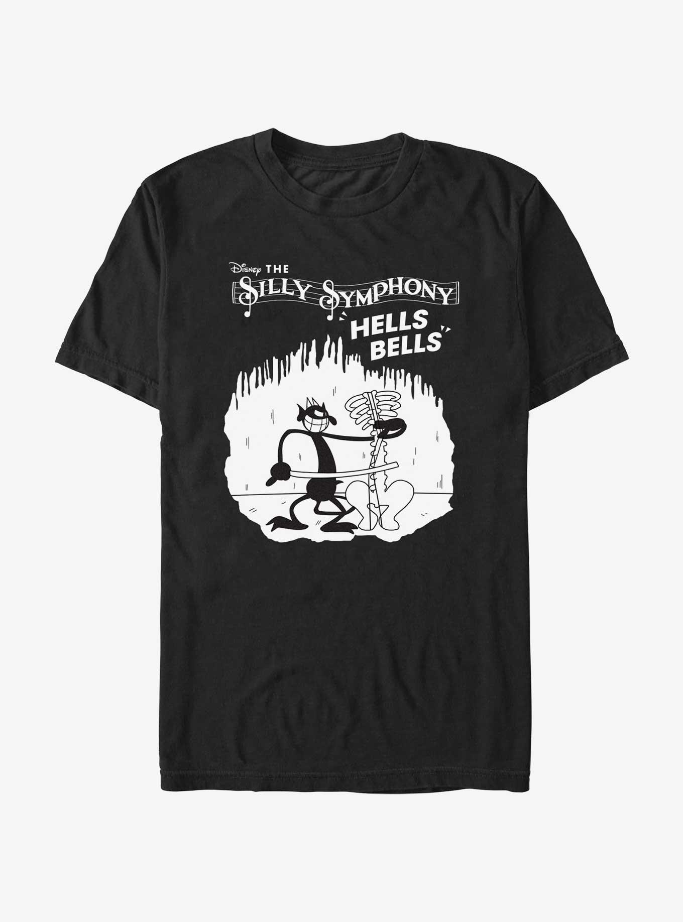 Disney Silly Symphony Hells Bells Cello T-Shirt, BLACK, hi-res