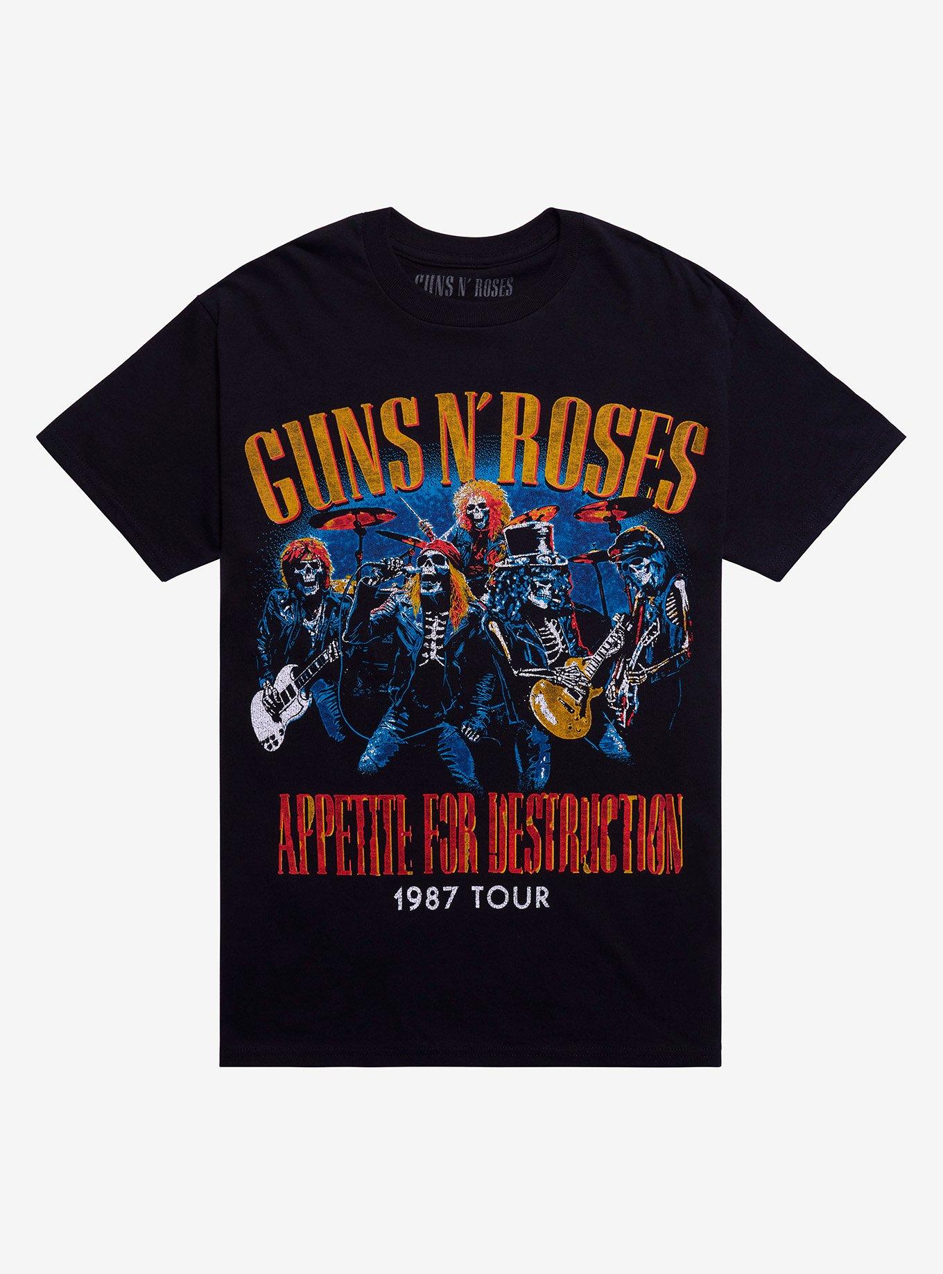 Guns N' Roses Appetite For Destruction 1987 Tour T-Shirt, , hi-res