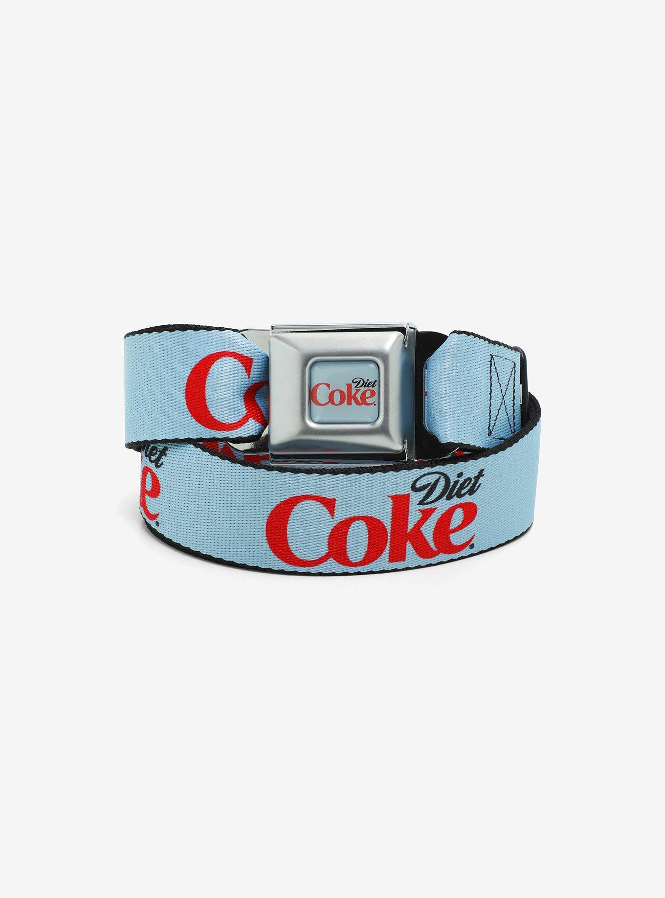 Buckle-Down Coca-Cola Diet Coke Seatbelt Belt, , hi-res