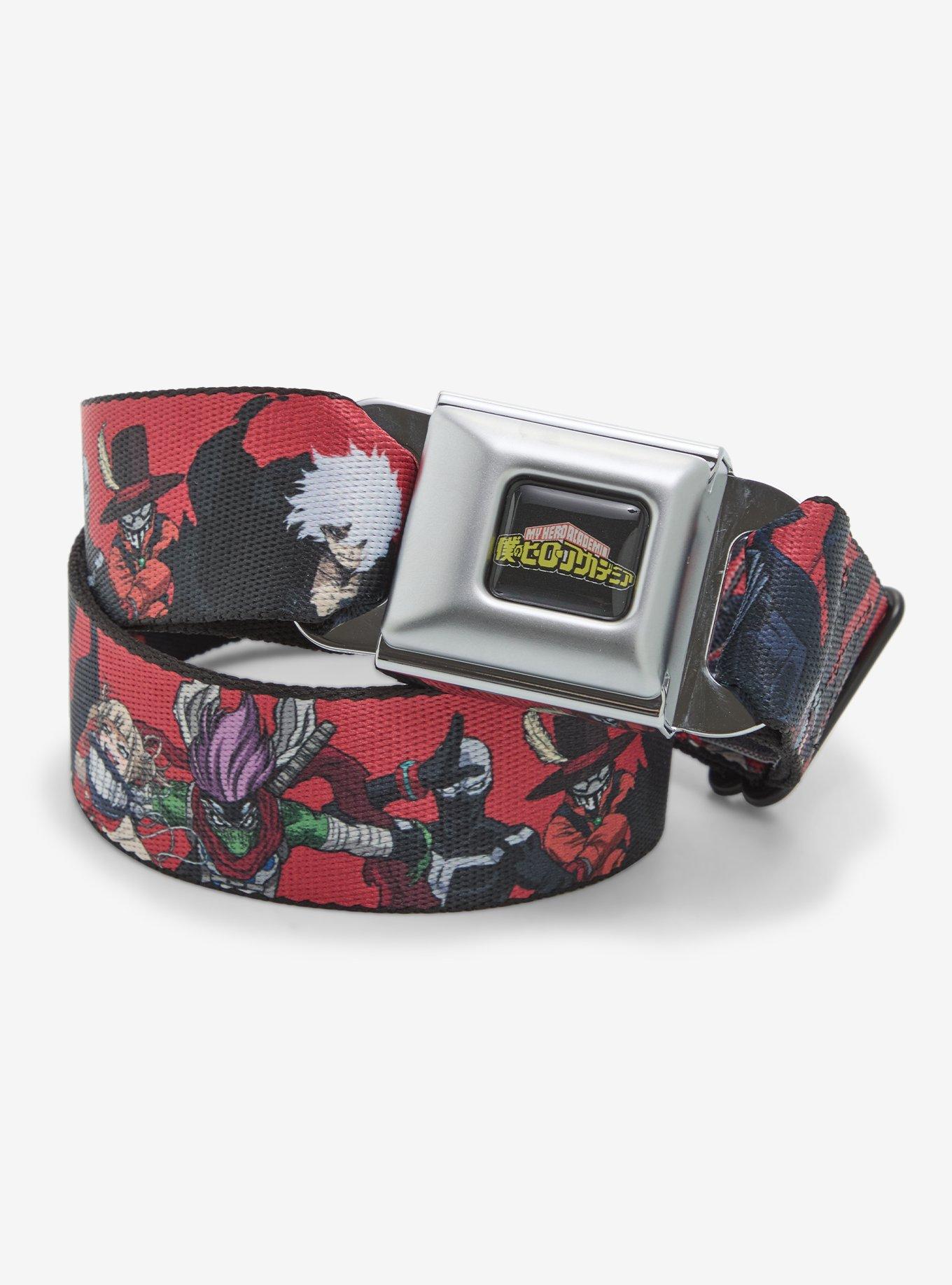 Buckle-Down My Hero Academia Villains Seatbelt Belt, , hi-res