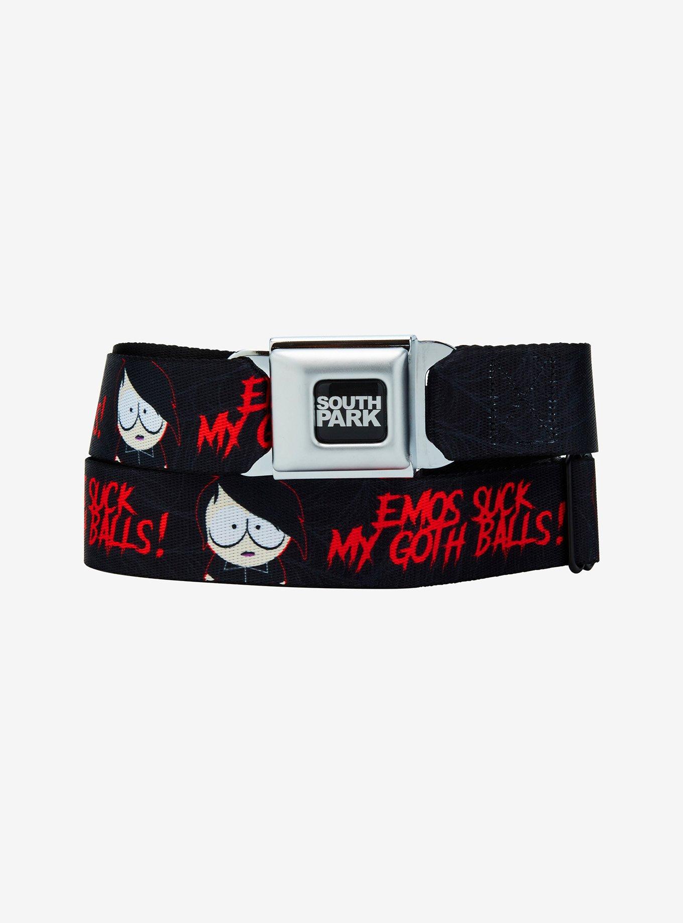 South Park Emo Sucks Seatbelt Belt | Hot Topic