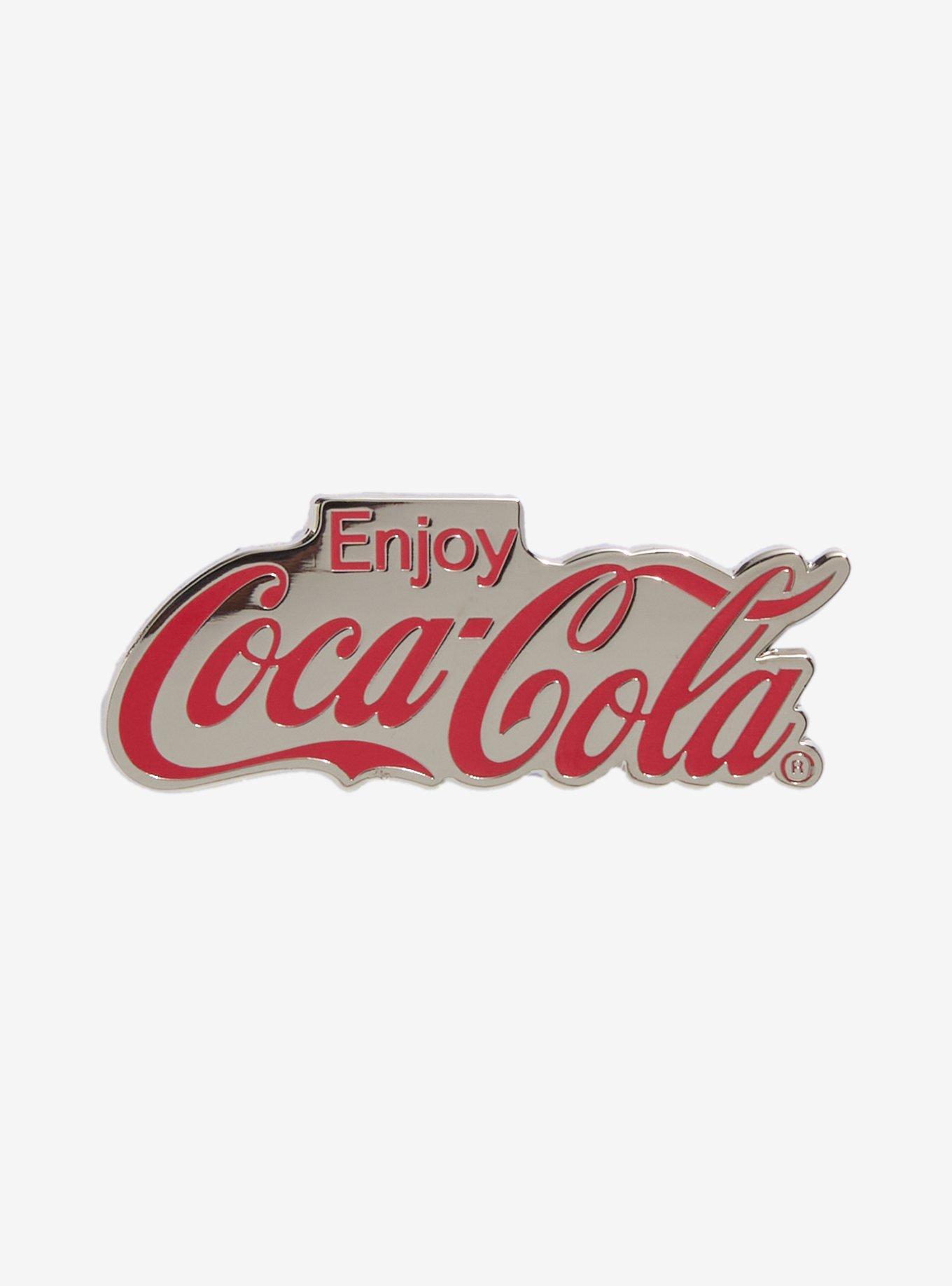 Coca-Cola Enjoy Logo Enamel Pin, , hi-res