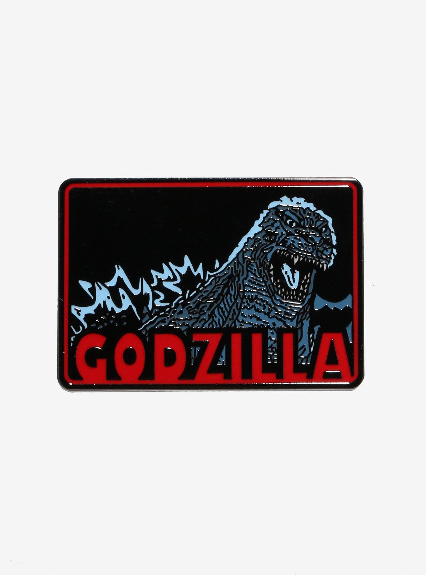 Godzilla Comic Art Panel Enamel Pin, , hi-res