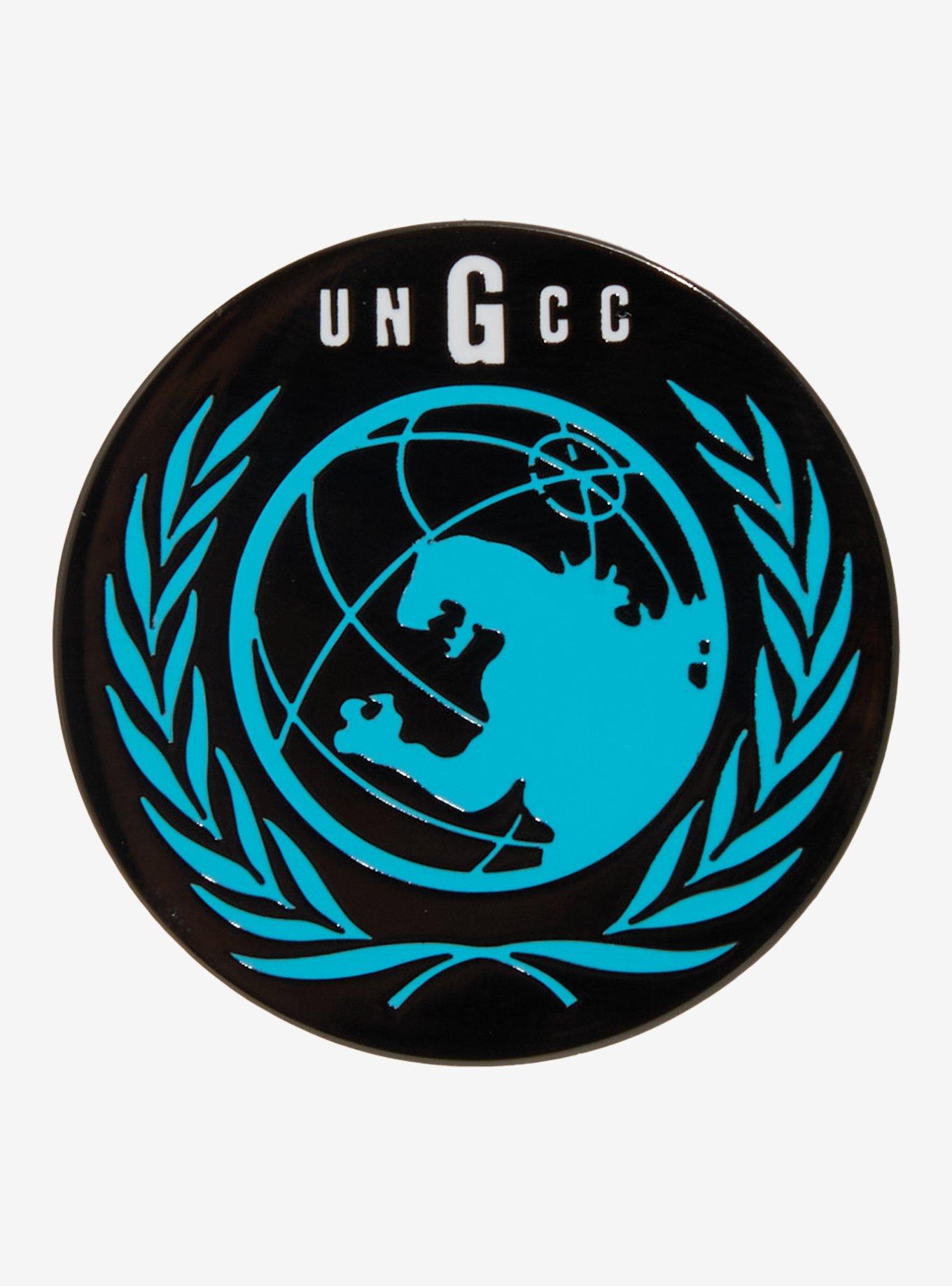 Godzilla UNGCC Logo Enamel Pin, , hi-res