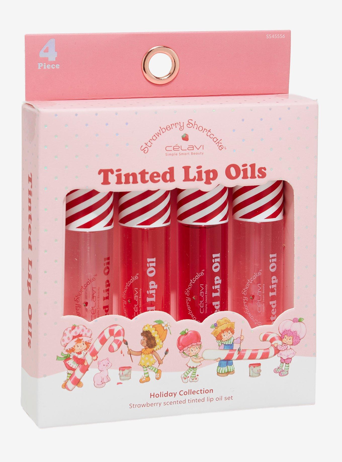 Celavi Strawberry Shortcake Tinted Lip Oil Set, , hi-res