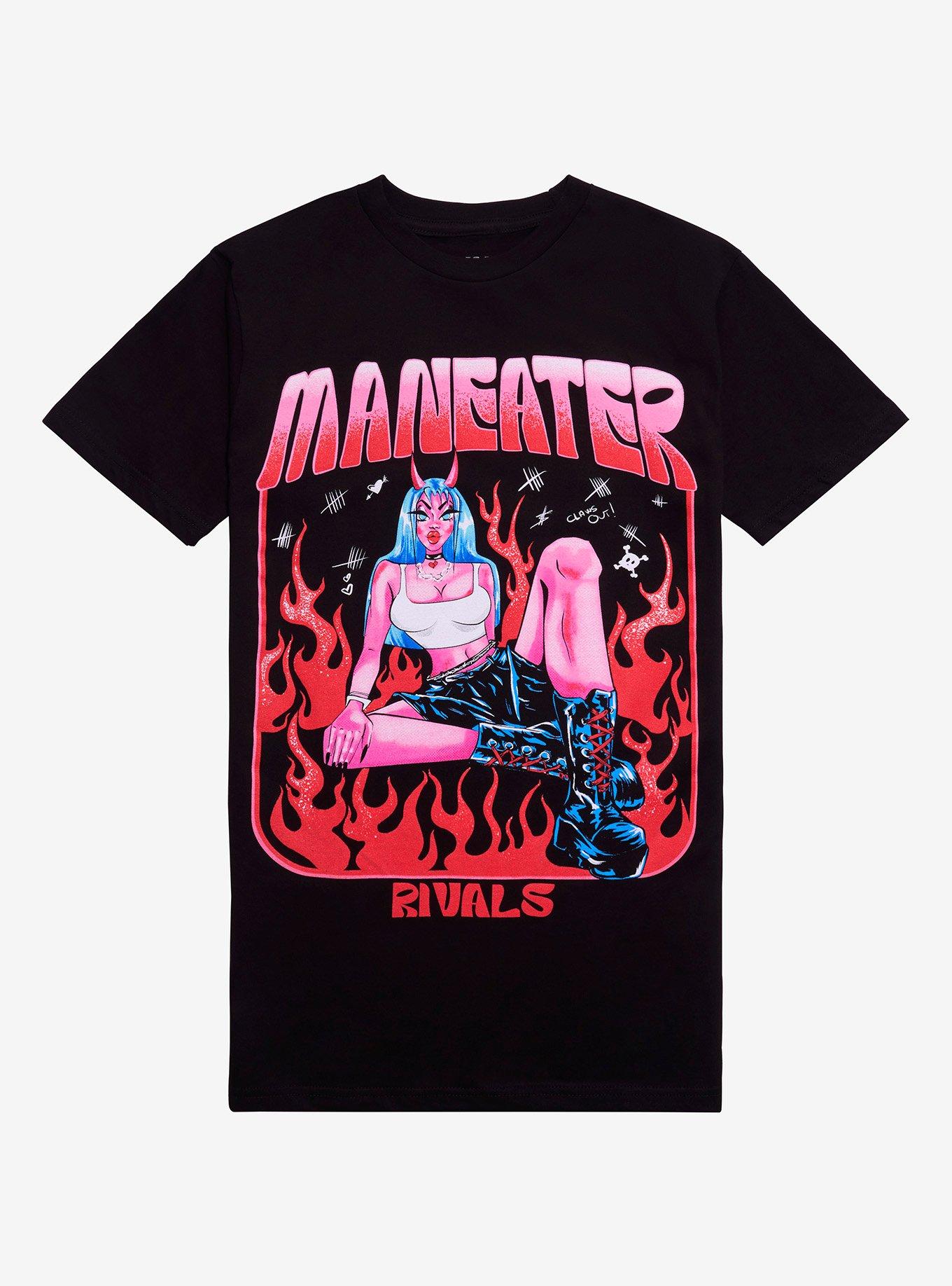 Rivals Maneater Relaxed Fit Girls T-Shirt, , hi-res