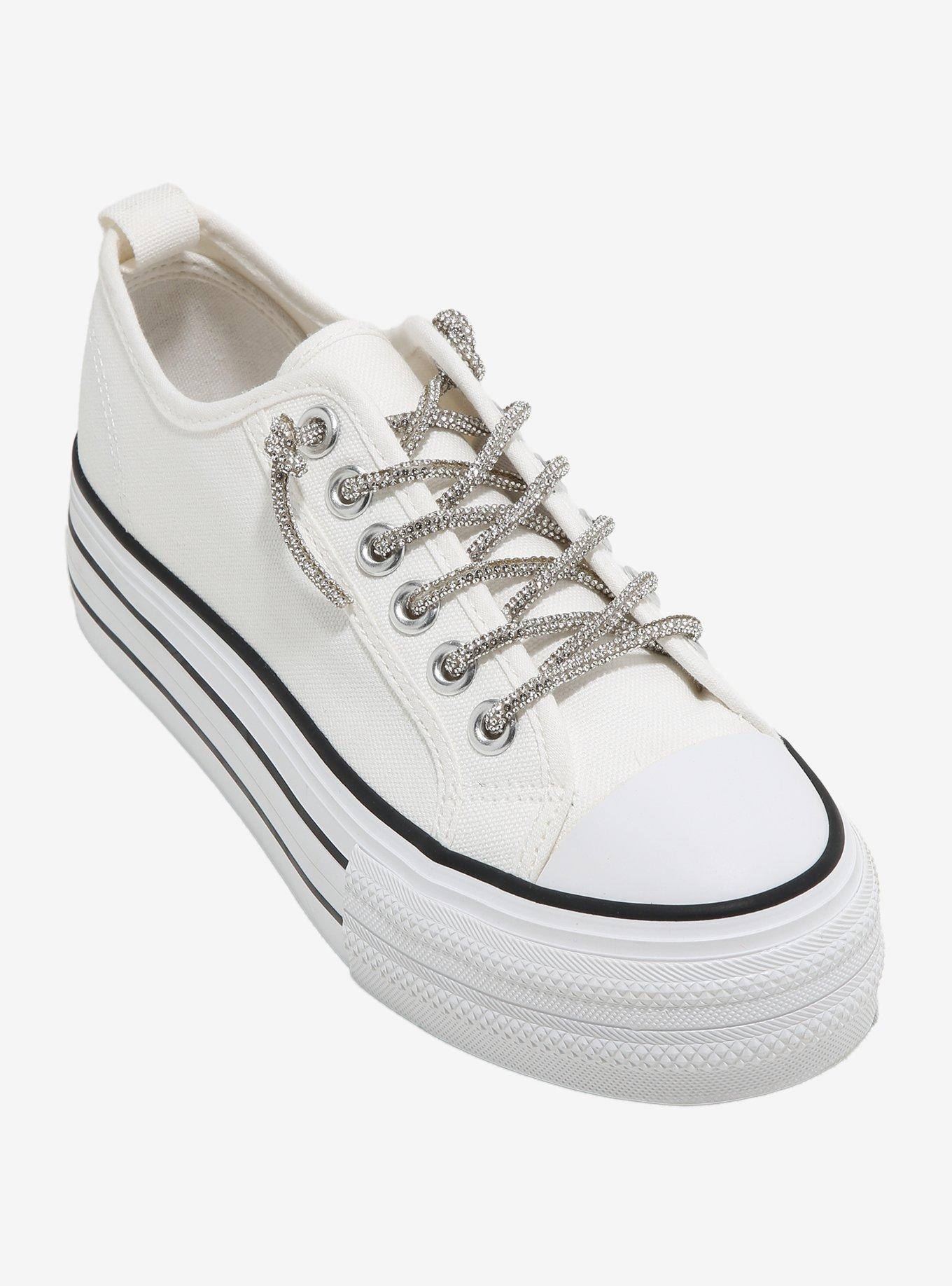 Yoki White Libra Sneakers, , hi-res