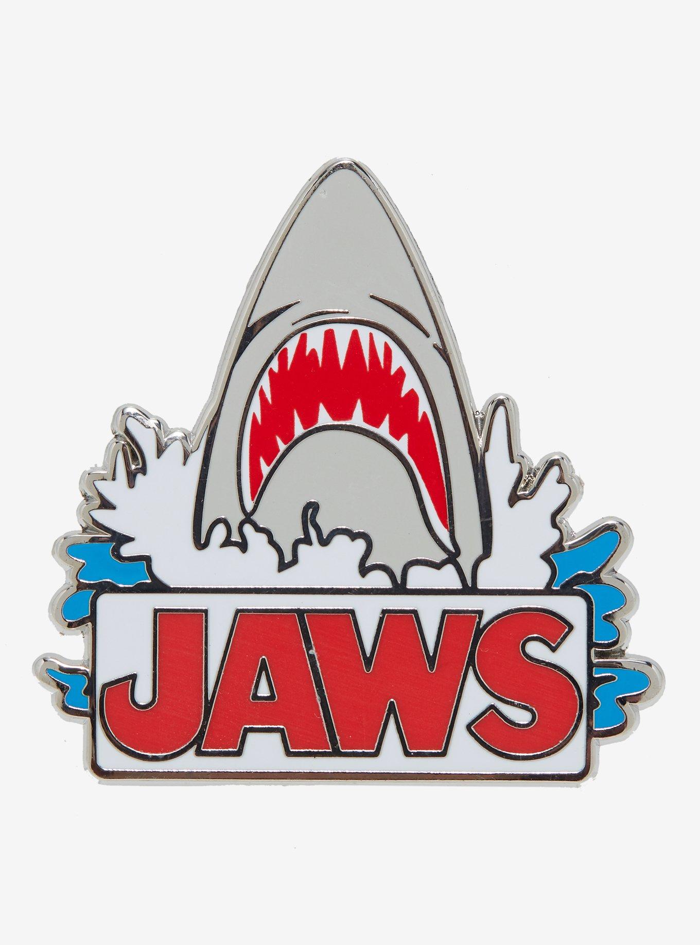 Jaws Logo Enamel Pin, , hi-res