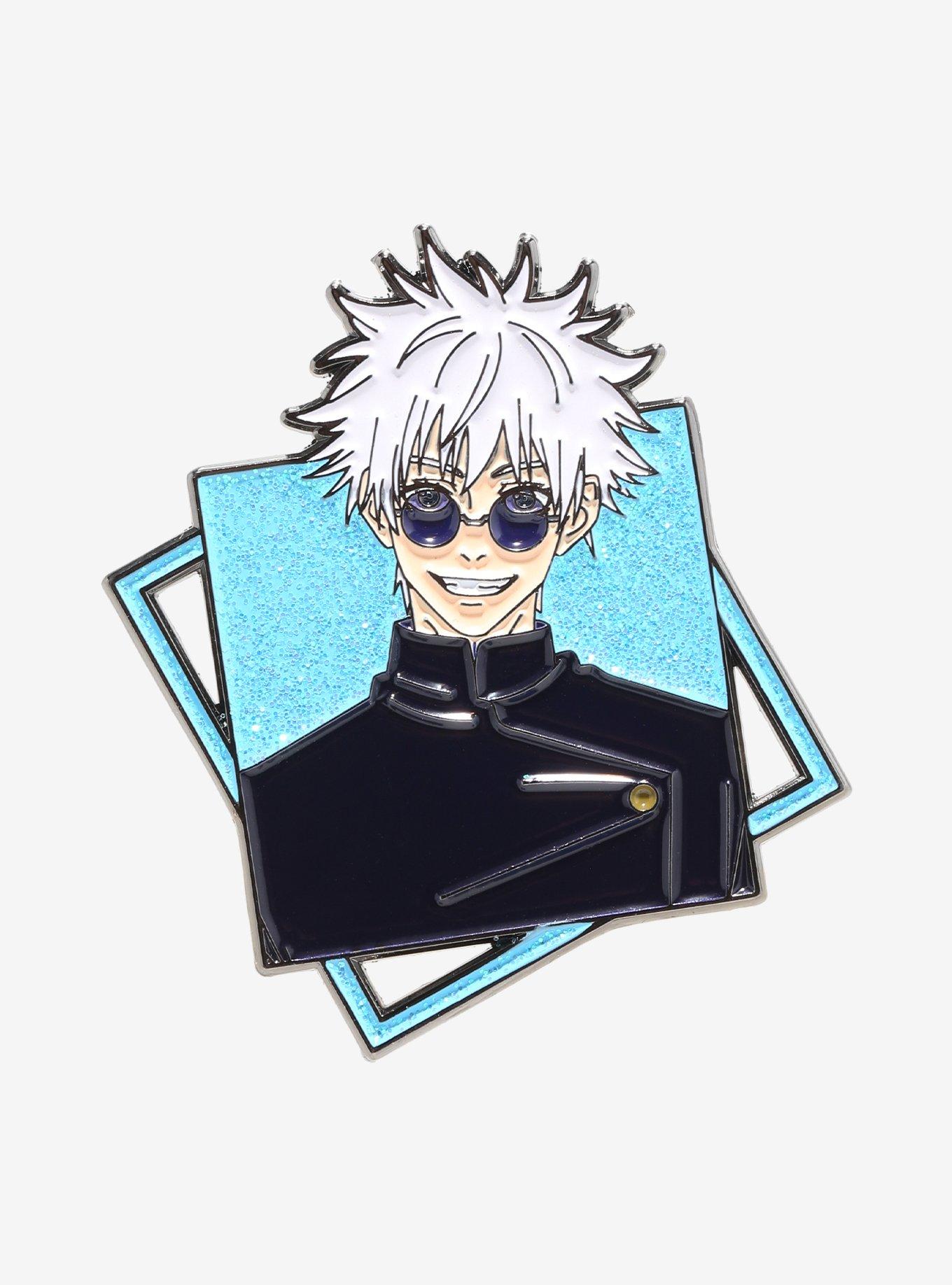 Jujutsu Kaisen Gojo Glitter Frame Enamel Pin, , hi-res