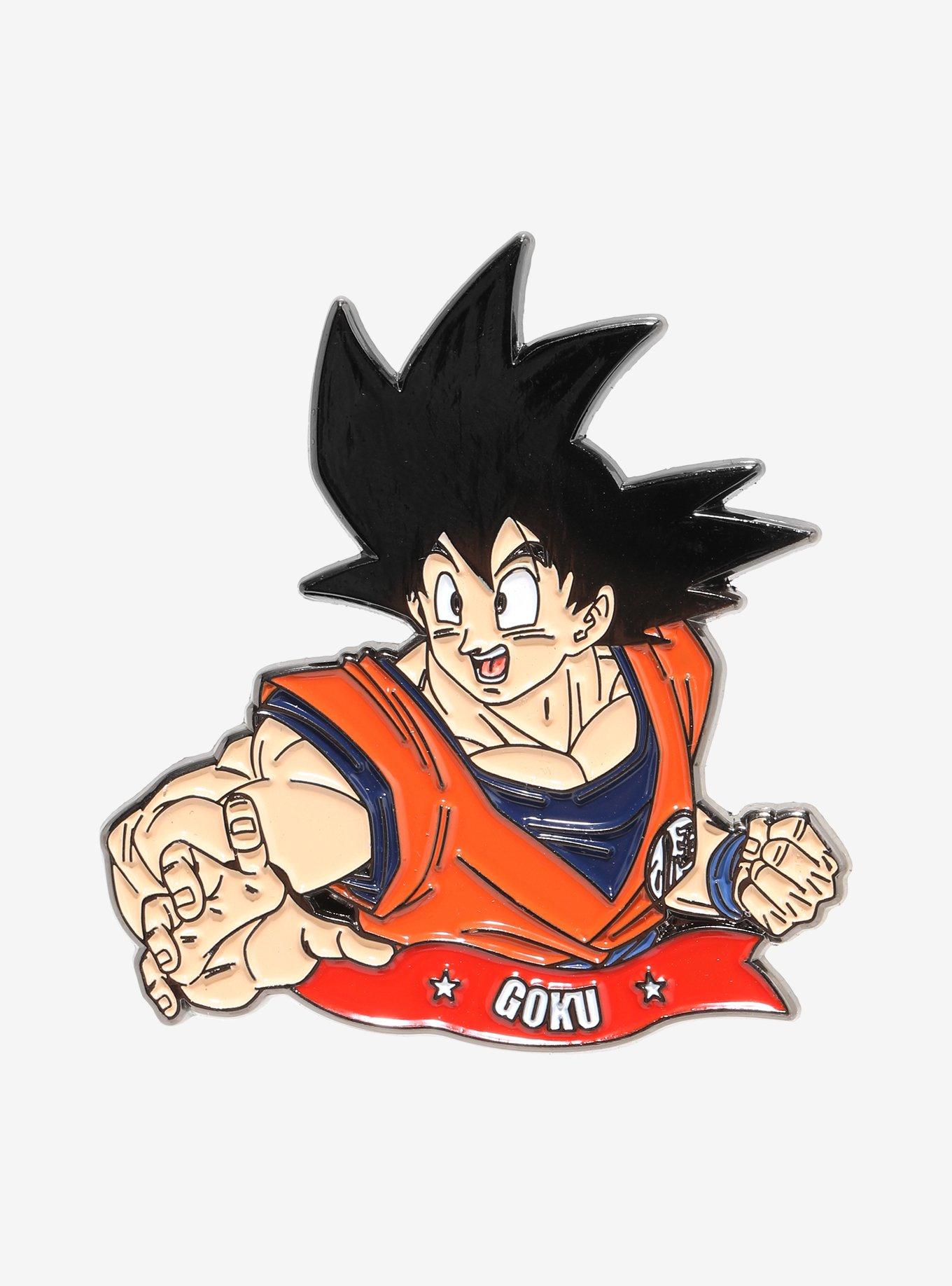 Dragon Ball Super Goku Name Enamel Pin, , hi-res