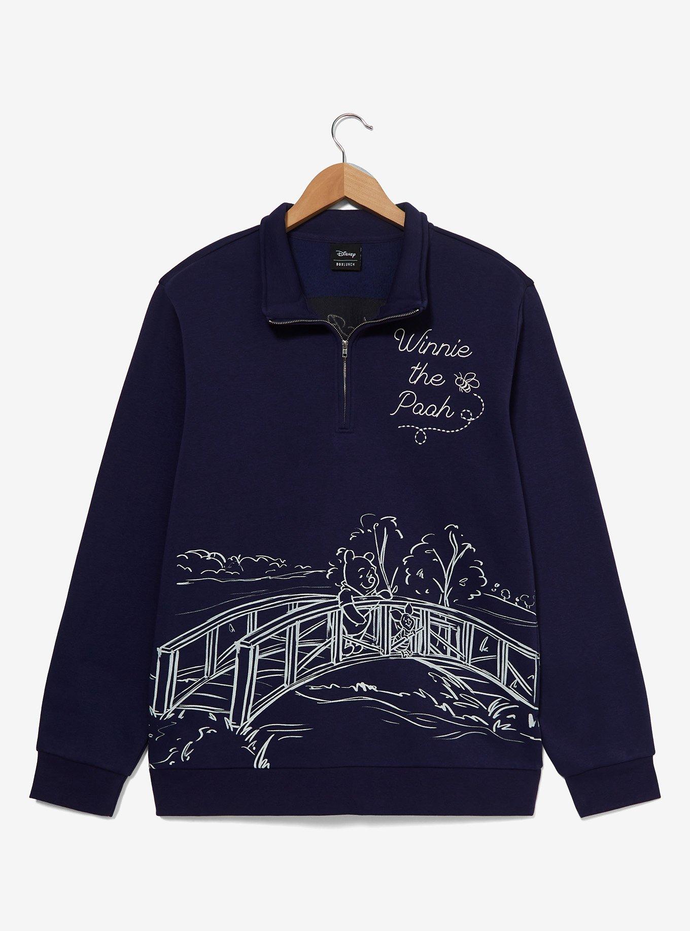 Disney Winnie the Pooh Bridge Scenic Quarter Zip Jacket