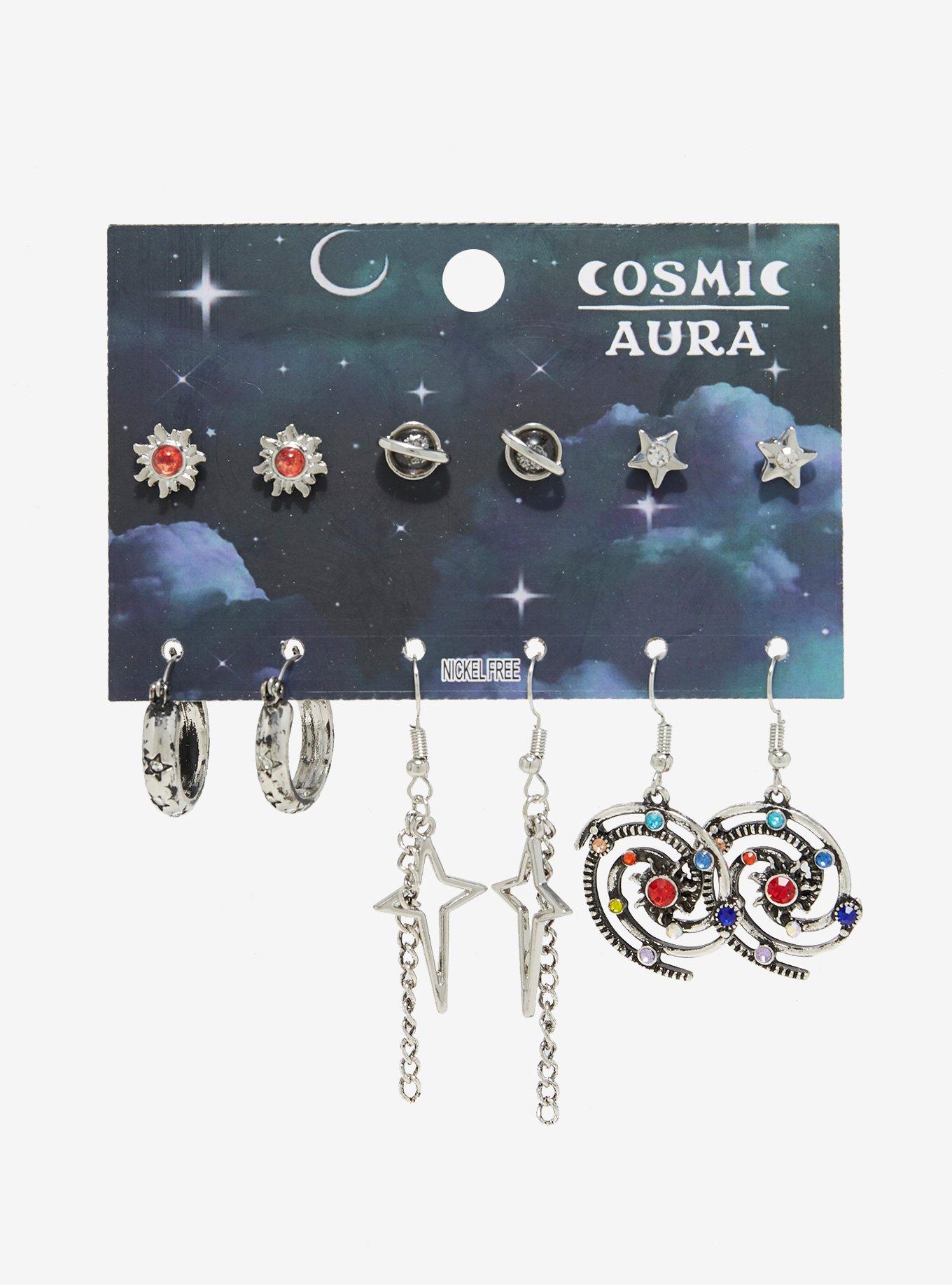 Cosmic Aura Solar System Earring Set, , hi-res