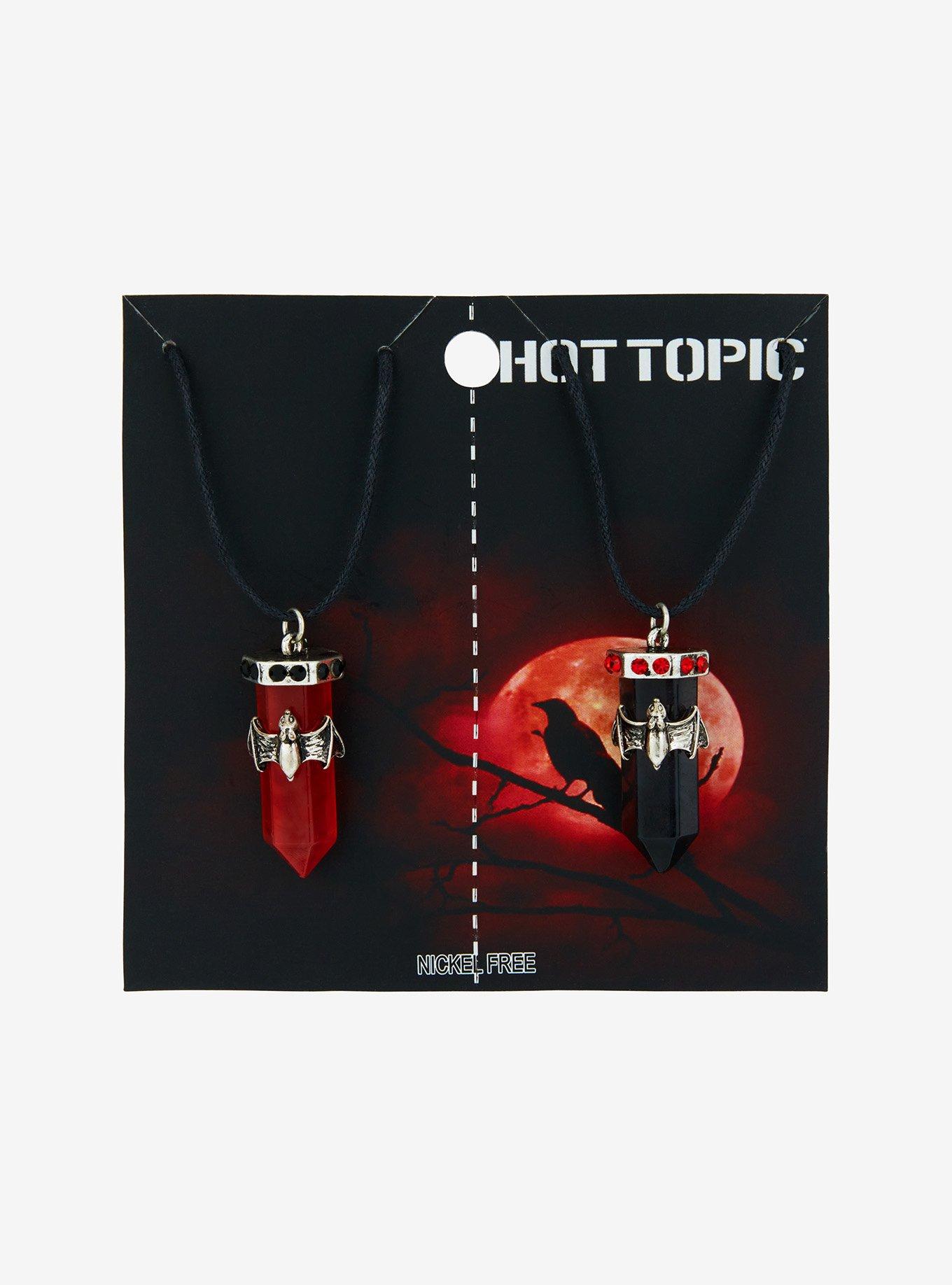 Bat Crystal Best Friend Necklace Set, , hi-res