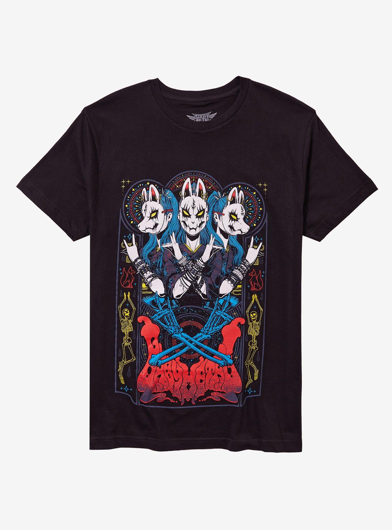 Babymetal Fox Mask Devil Horns T-Shirt, , hi-res