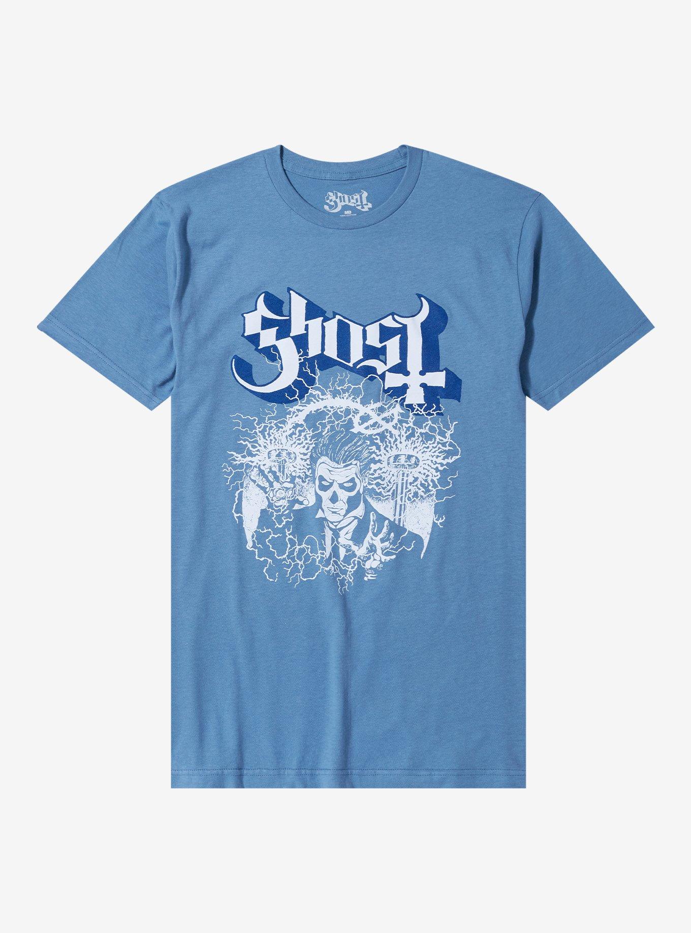 Ghost Nikola Tesla Papa Emeritus T-Shirt, , hi-res