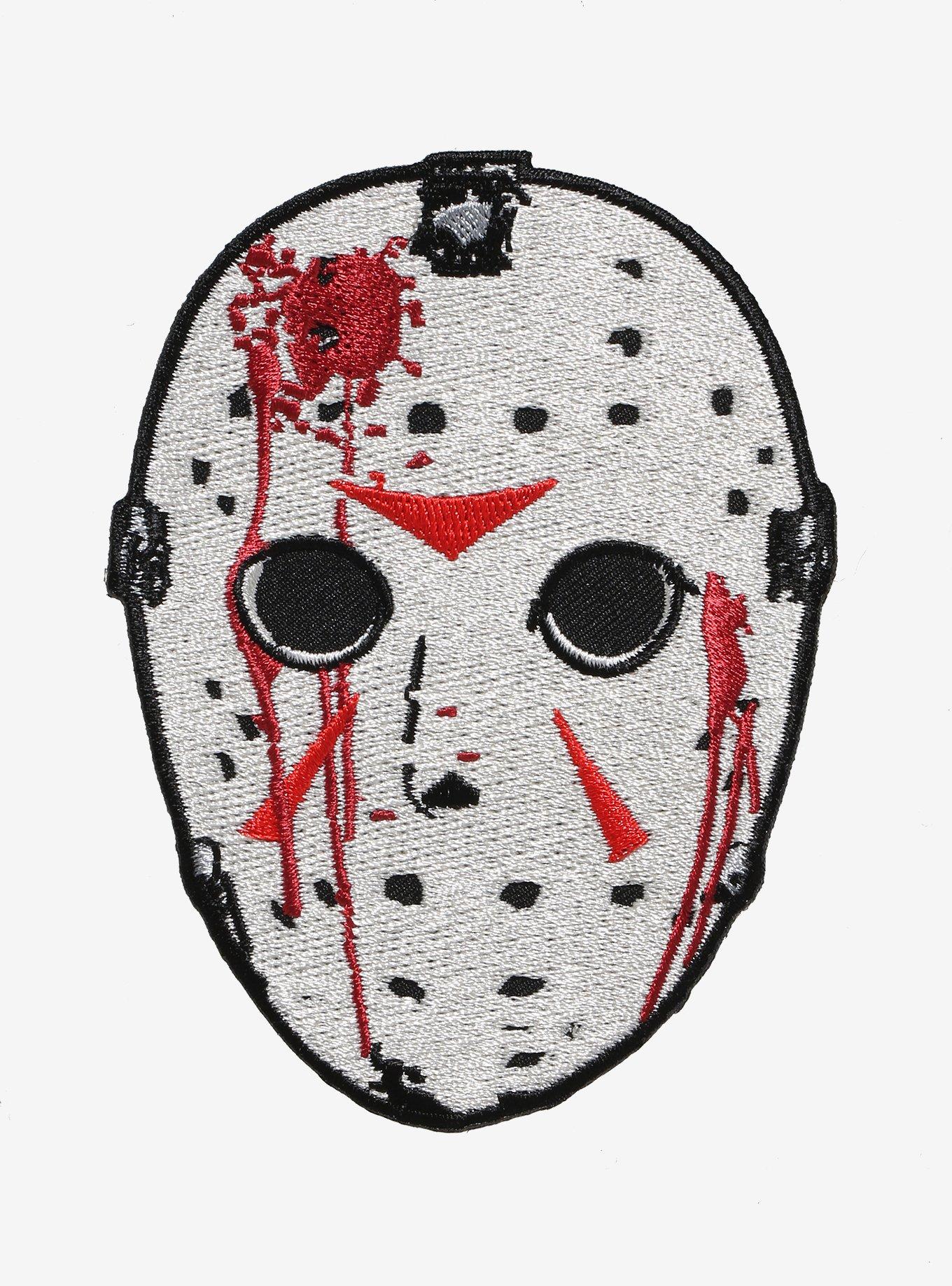 Friday The 13th Jason Voorhees Mask Patch | Hot Topic, image size:1360x1836