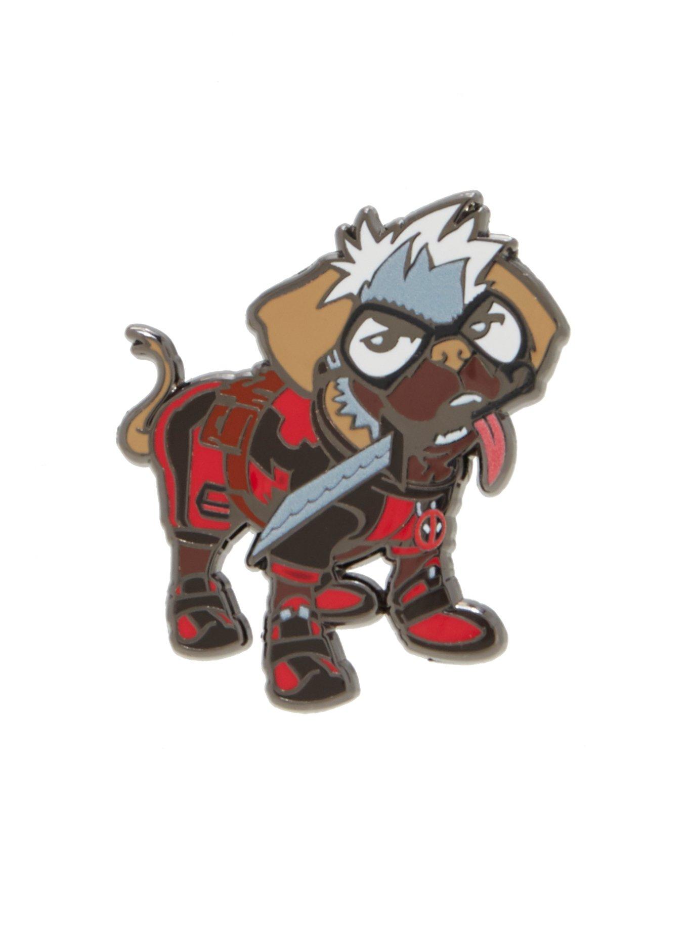 Marvel Deadpool & Wolverine Dogpool Enamel Pin, , hi-res