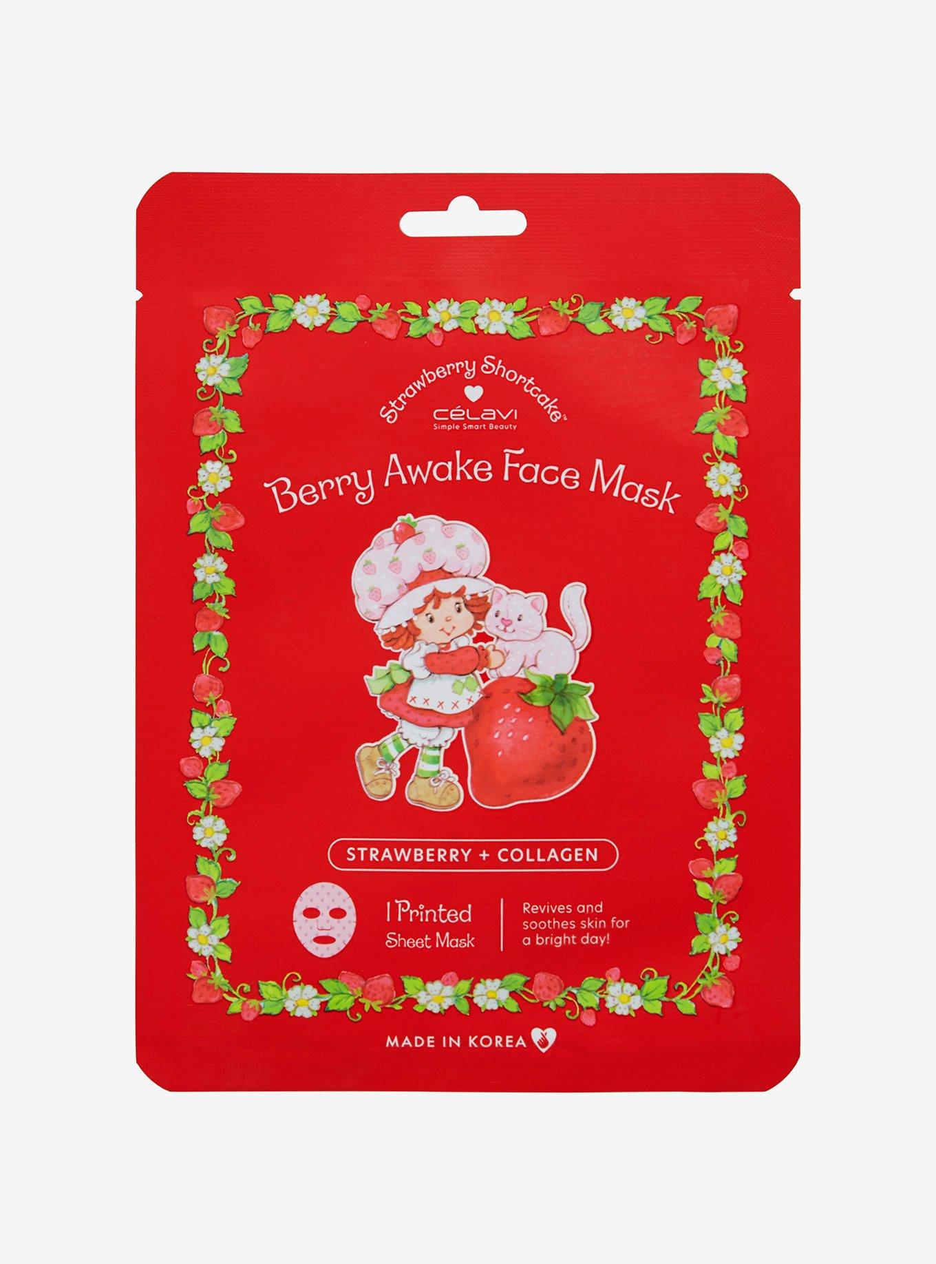 Celavi Strawberry Shortcake Berry Awake Facial Sheet Mask, , hi-res