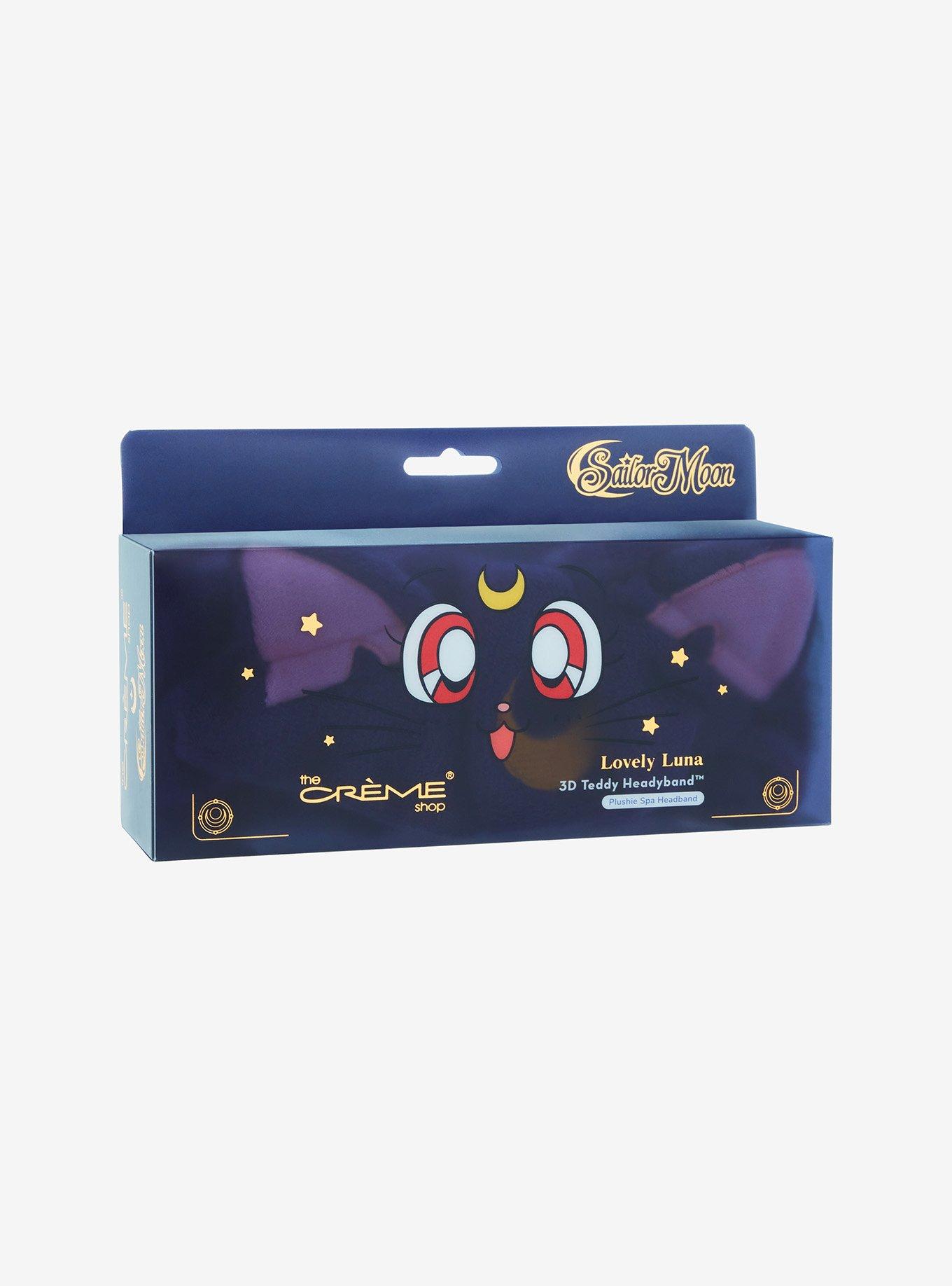 The Creme Shop Pretty Guardian Sailor Moon Luna Plush Spa Headband, , hi-res