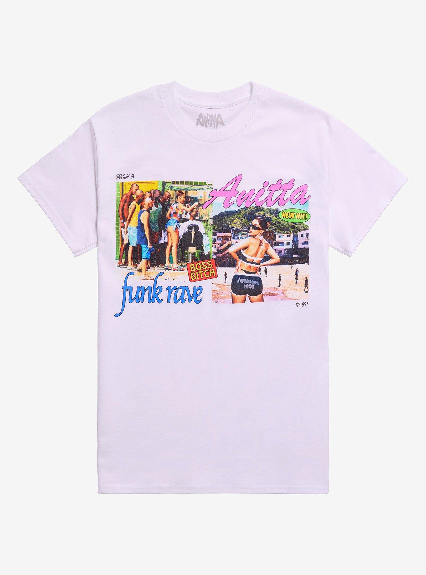 Anitta Funk Rave Relaxed Fit Girls T-Shirt, , hi-res