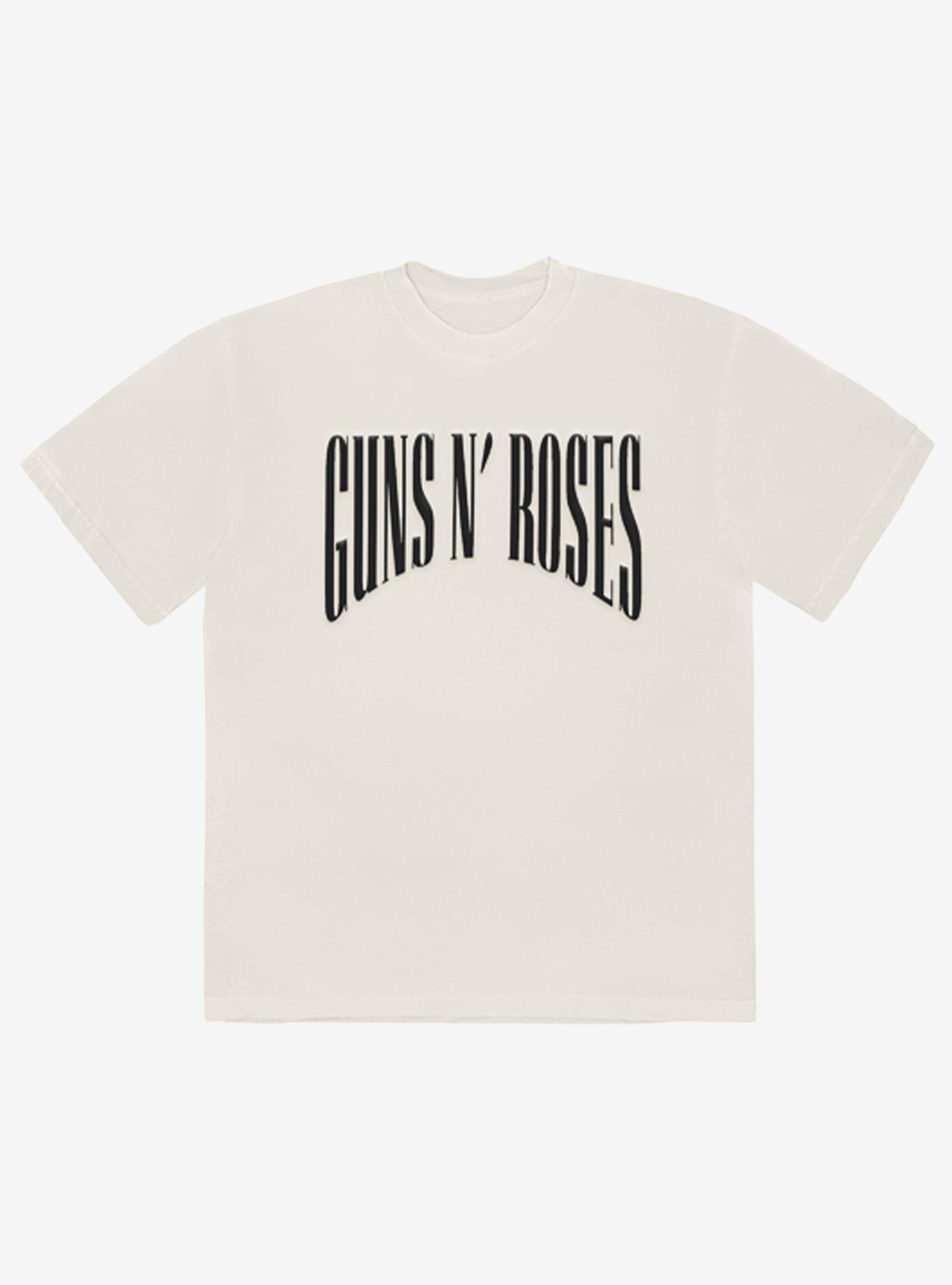 Guns N' Roses Skull Flower Eyes Boyfriend Fit Girls T-Shirt, , hi-res