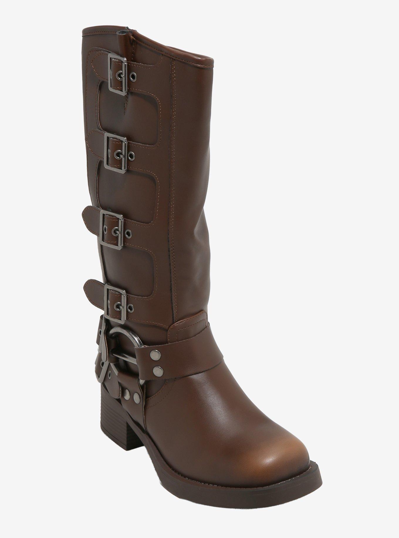 Yoki Brown Sarki Boots, , hi-res