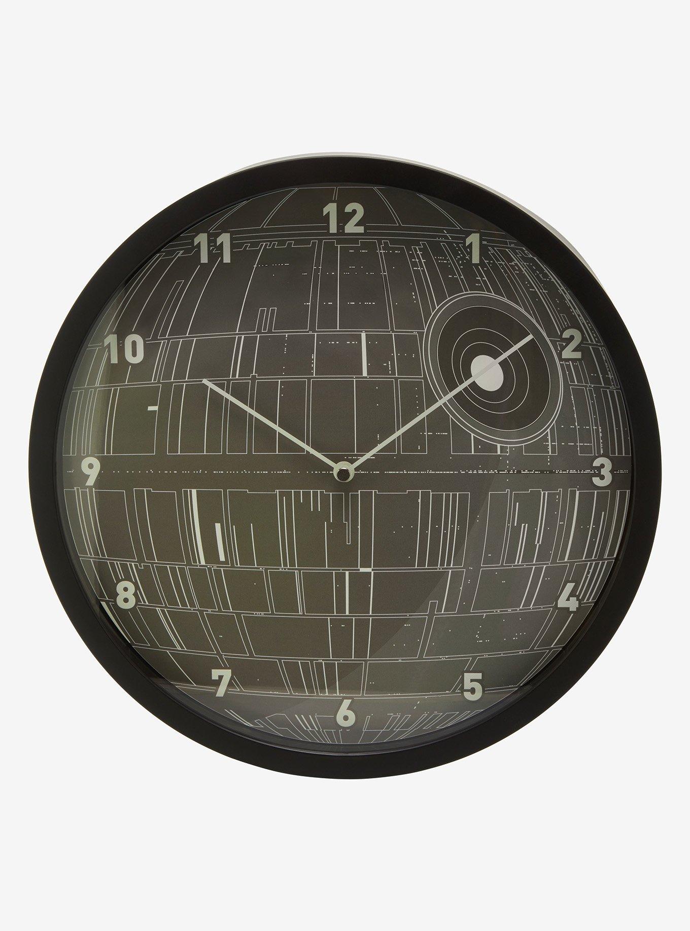 Star Wars Death Star Glow-in-the-Dark Clock, , hi-res