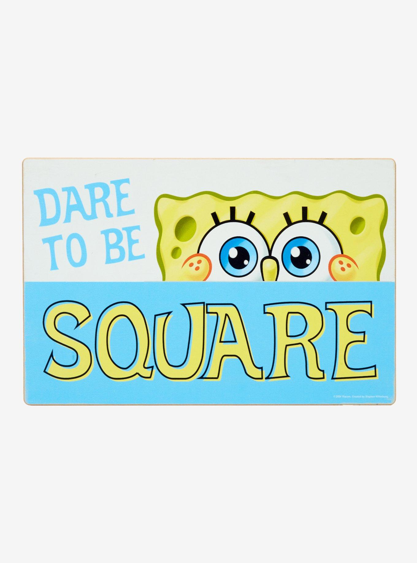 SpongeBob SquarePants Dare to Be Square Wall Sign, , hi-res