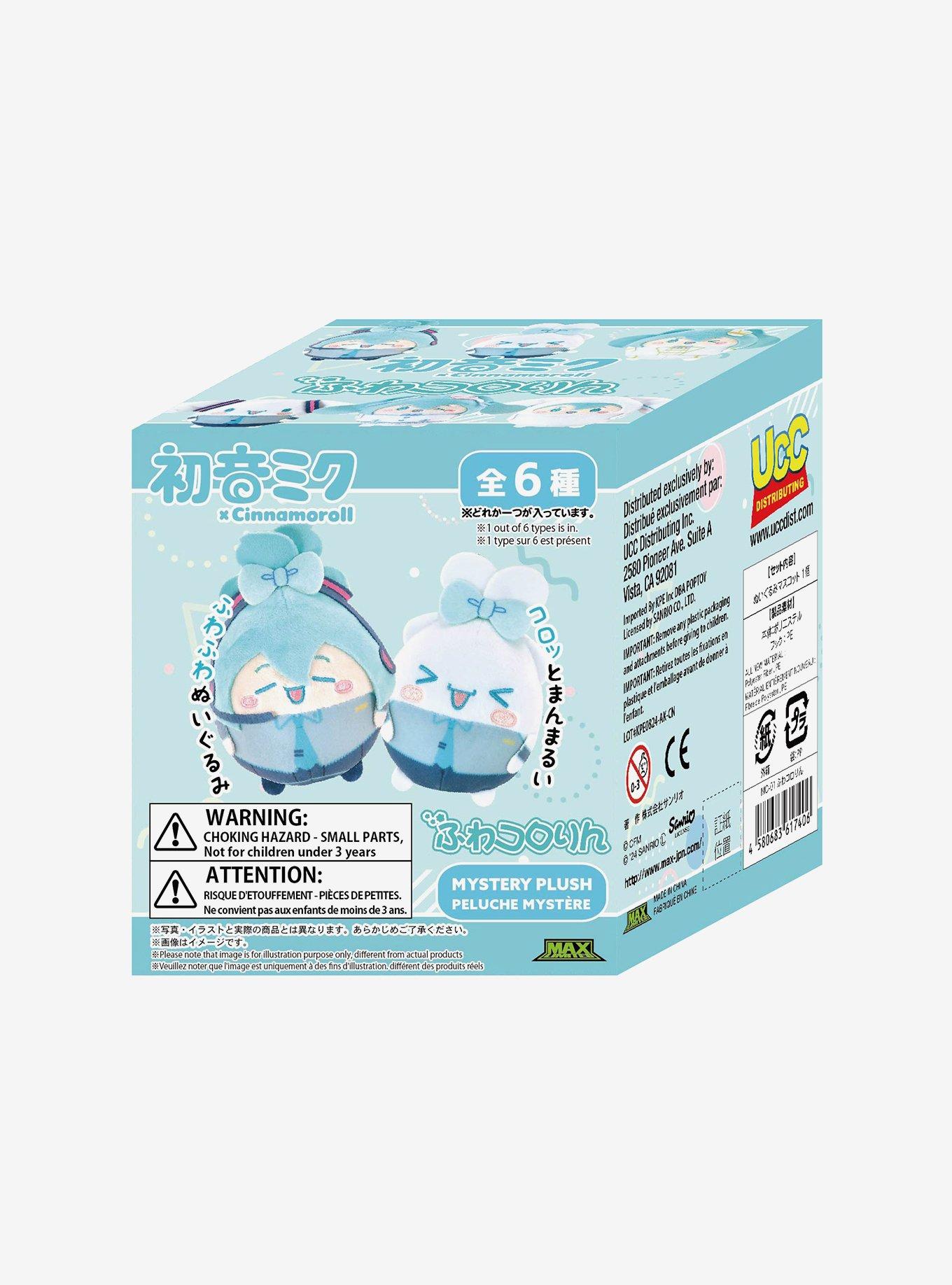 Hatsune Miku X Cinnamoroll Fuwakororin Blind Box Plush, , hi-res